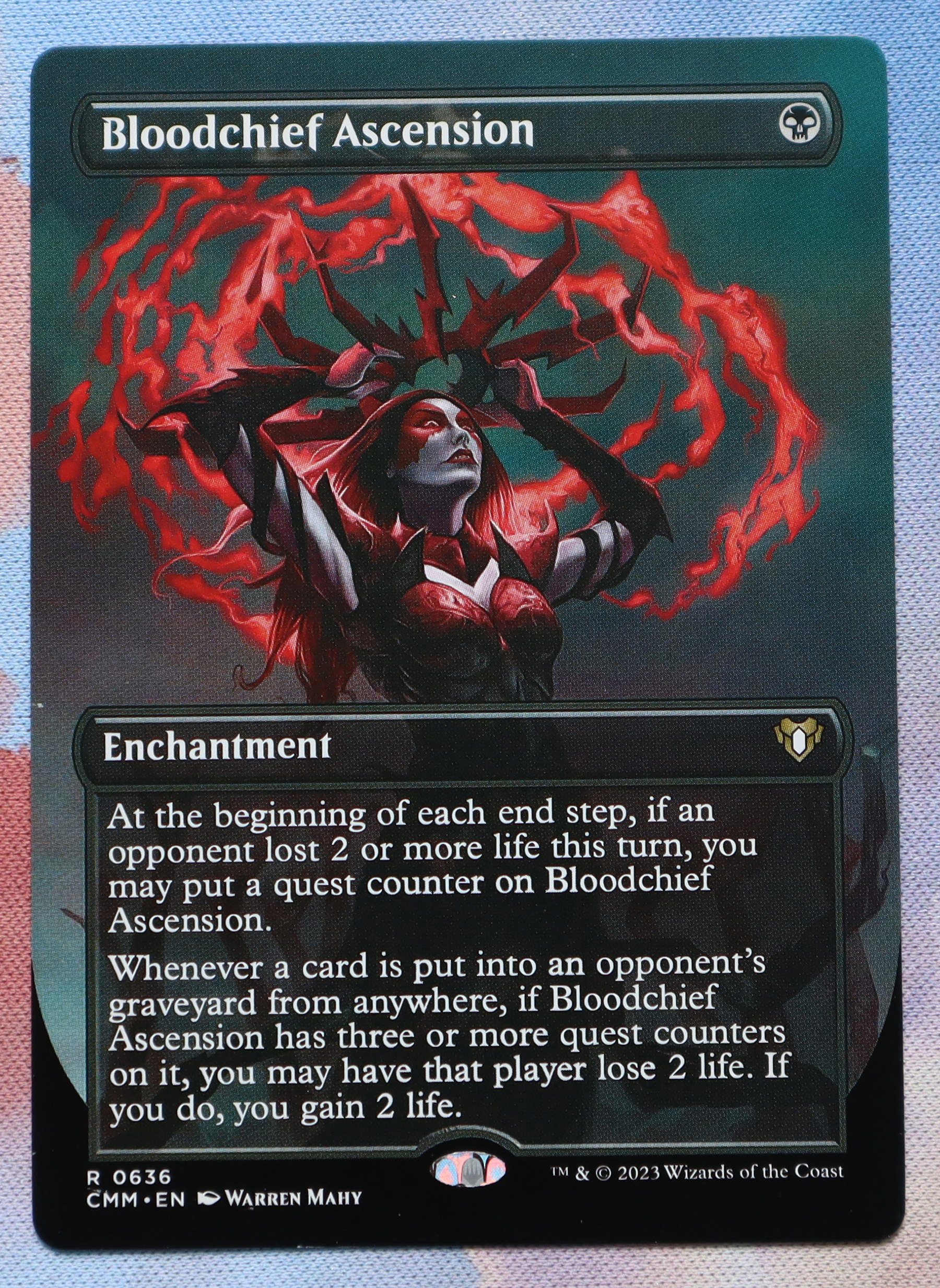 Bloodchief Ascension #636 Commander Masters (CMM) hologram
