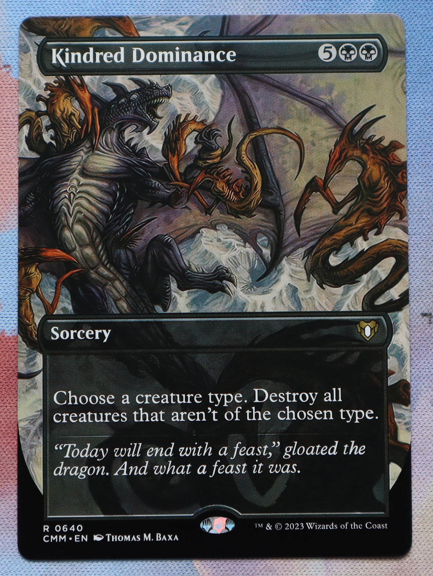 Kindred Dominance #640 Commander Masters (CMM) hologram