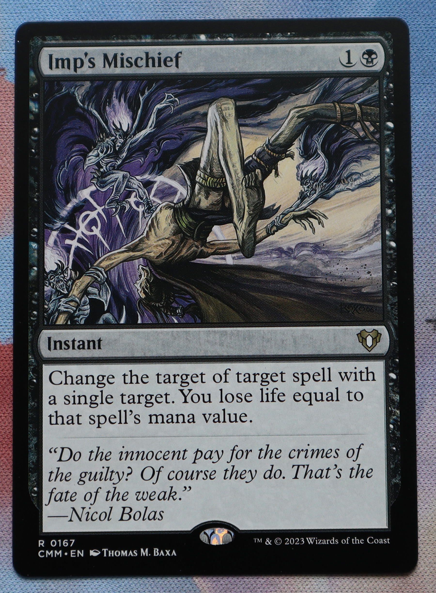 Imp's Mischief #167 Commander Masters (CMM) hologram