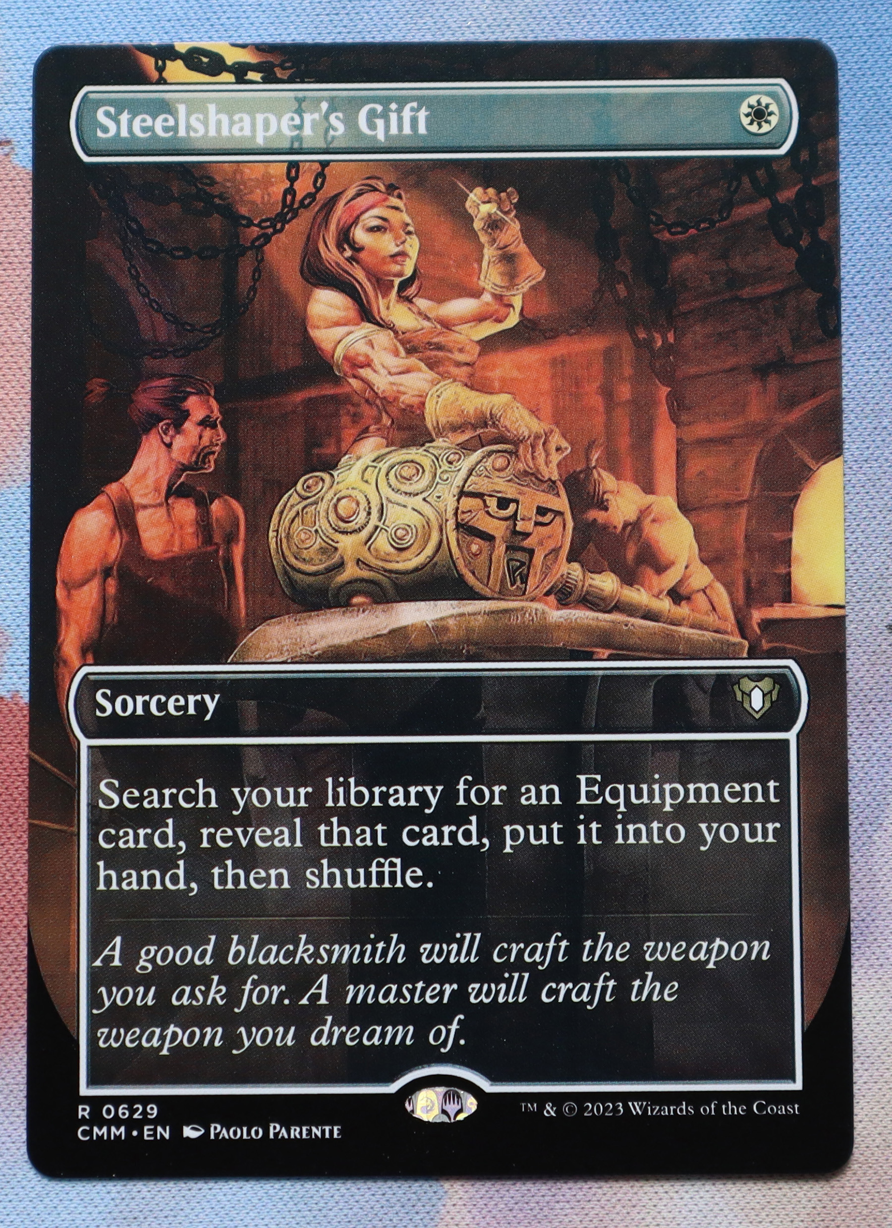 Steelshaper's Gift #629 Commander Masters (CMM) hologram