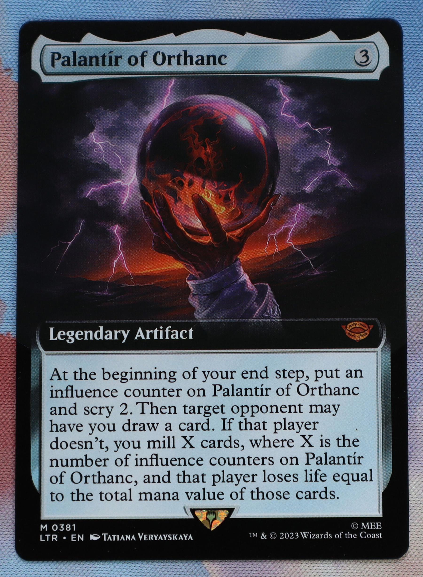 Palantír of Orthanc The Lord of the Rings: Tales of Middle-earth (LTR) hologram