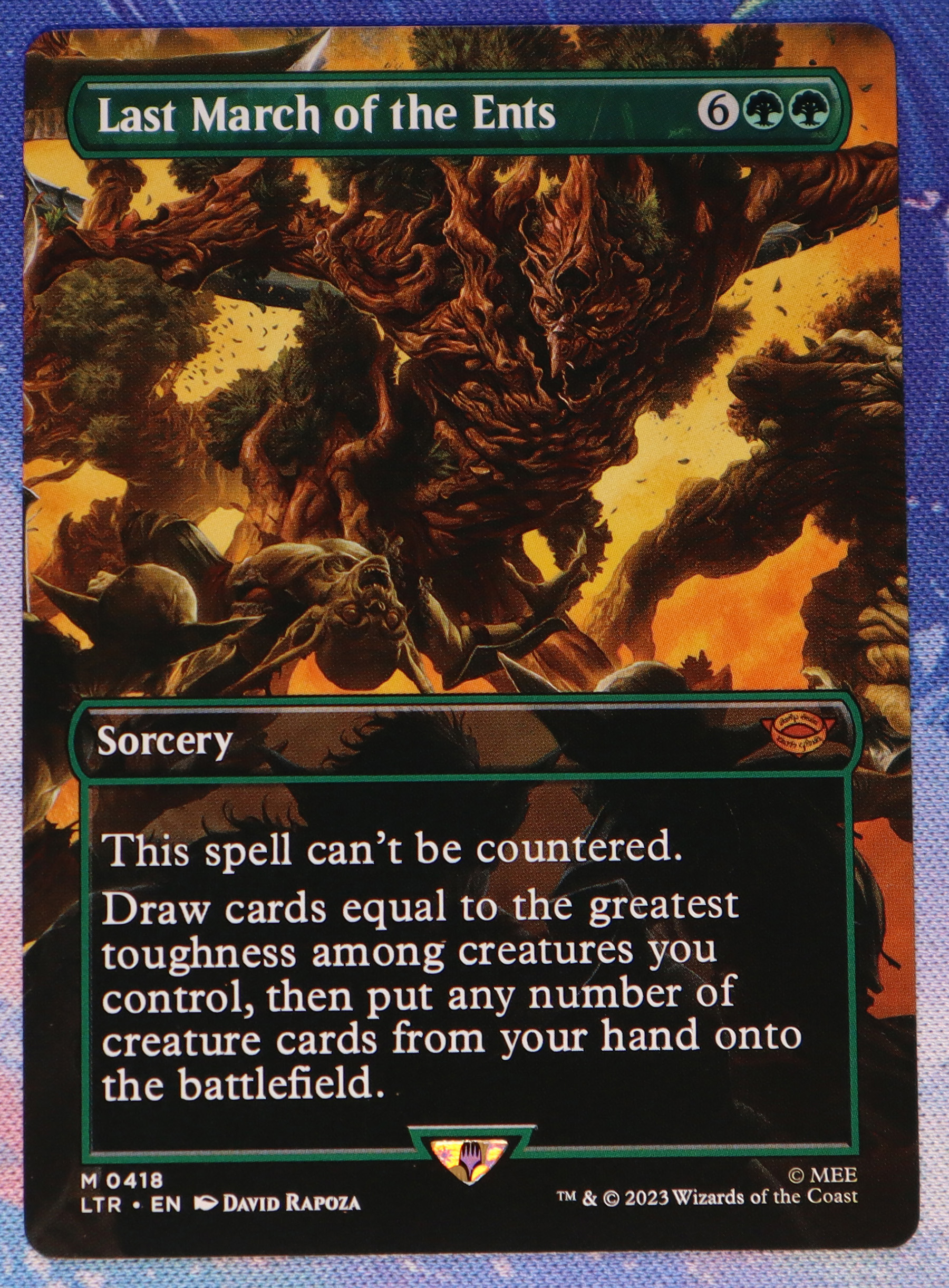 Last March of the Ents LTR #418 hologram