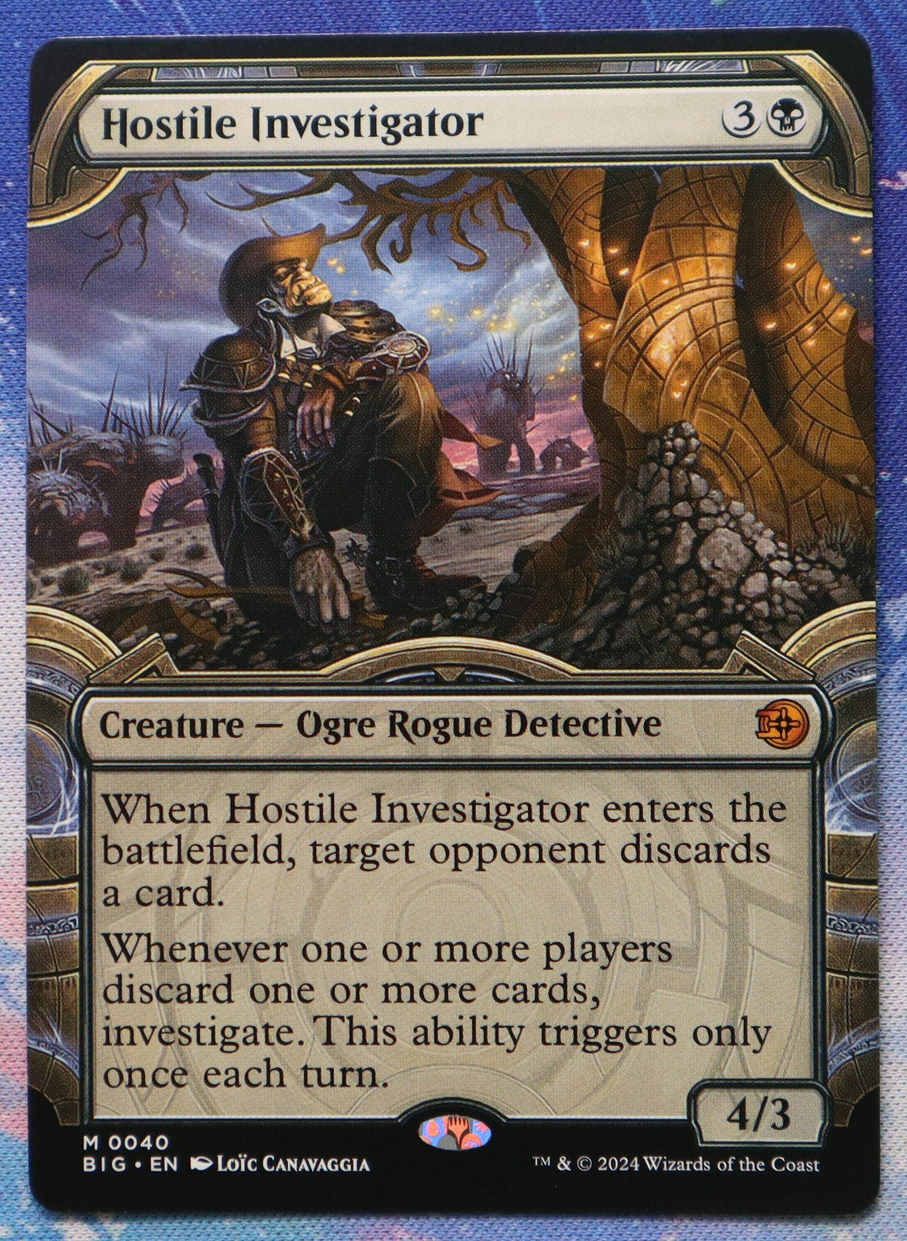 Hostile Investigator #40 The Big Score (BIG) hologram