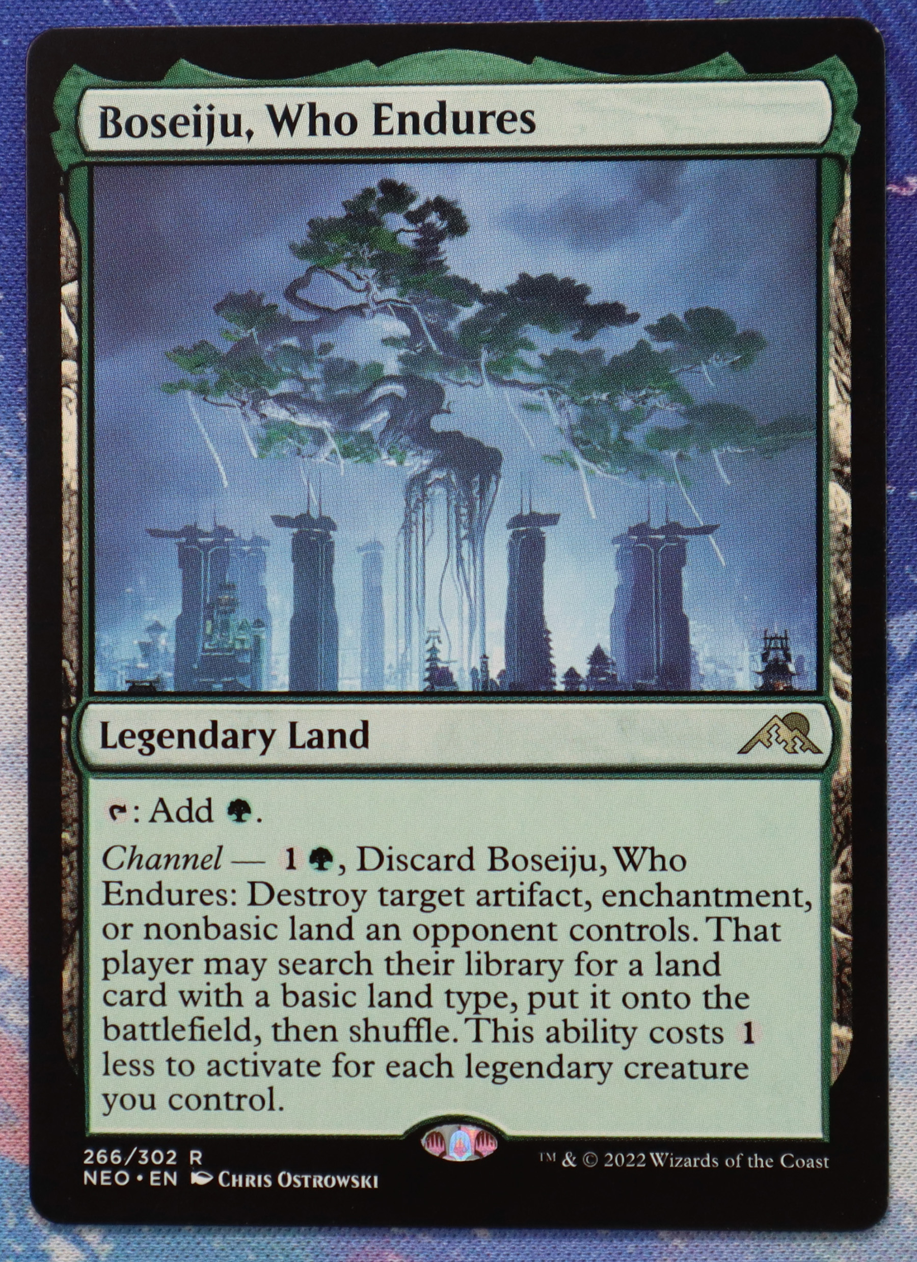 Boseiju, Who Endures Kamigawa: Neon Dynasty (NEO) hologram