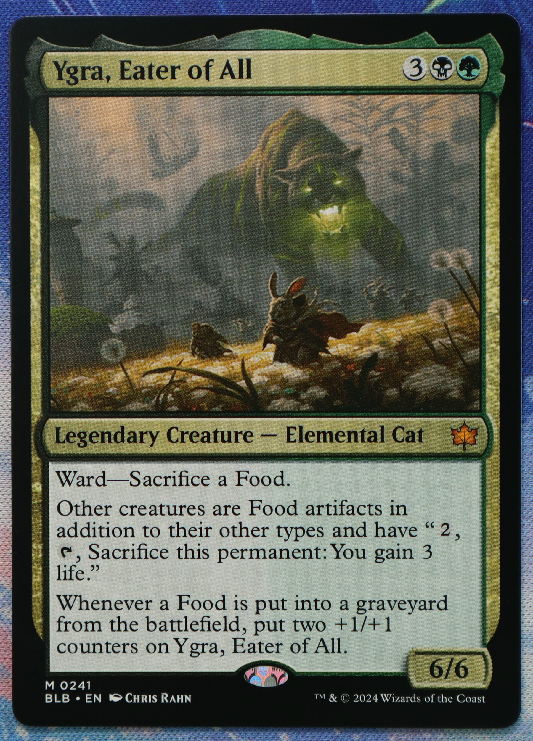 Ygra, Eater of All #241 BLB hologram