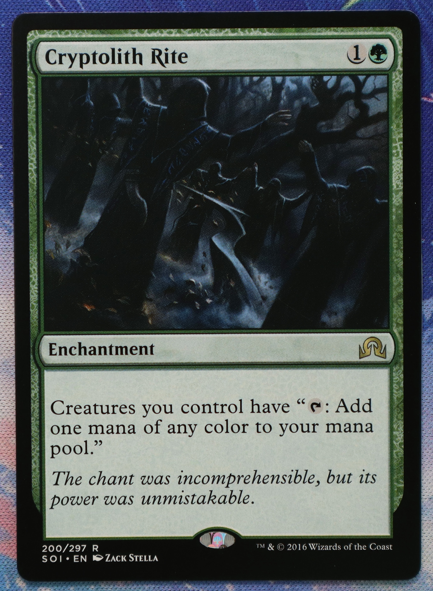 Cryptolith Rite SOI hologram