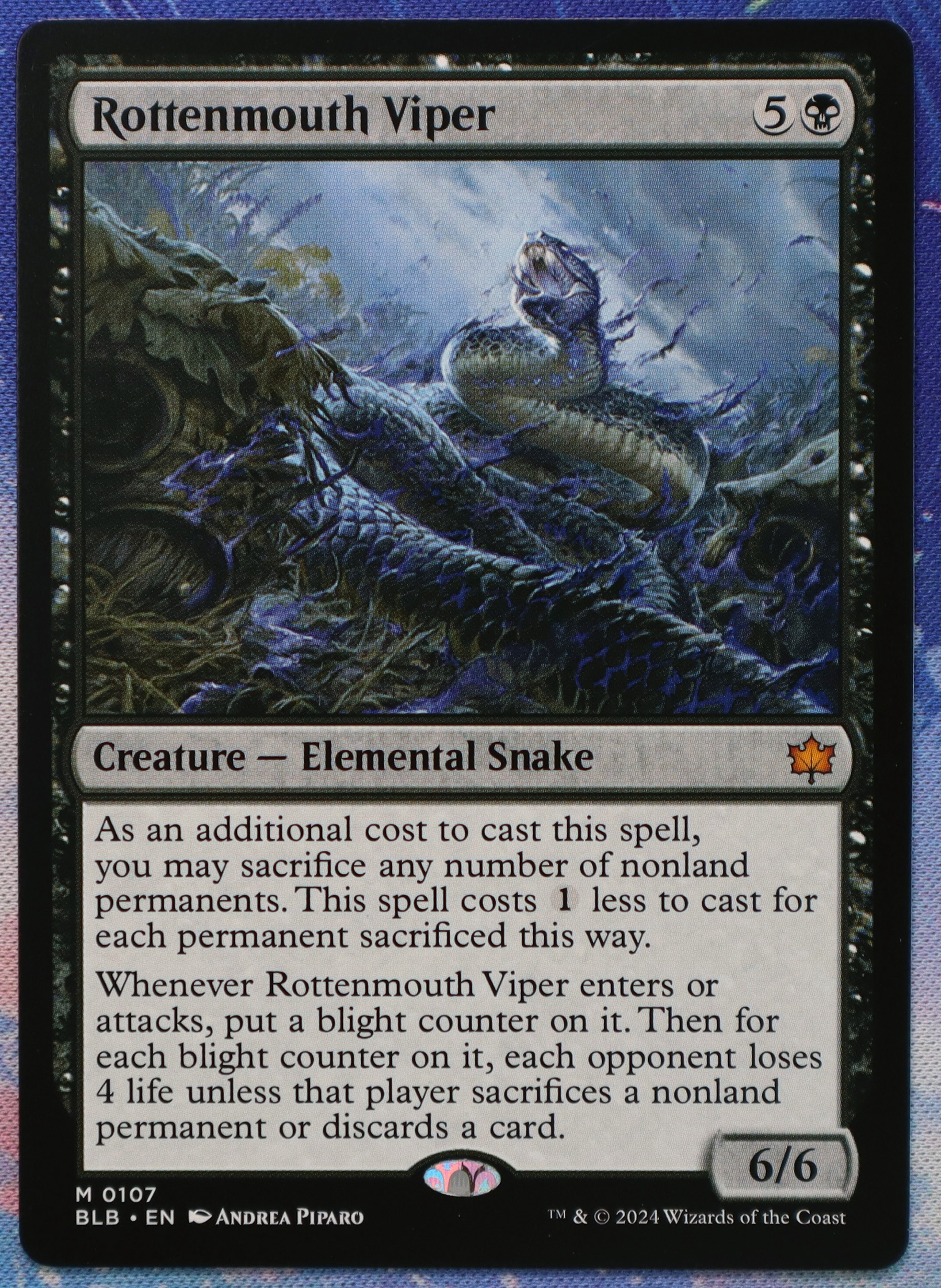 Rottenmouth Viper #107 BLB hologram