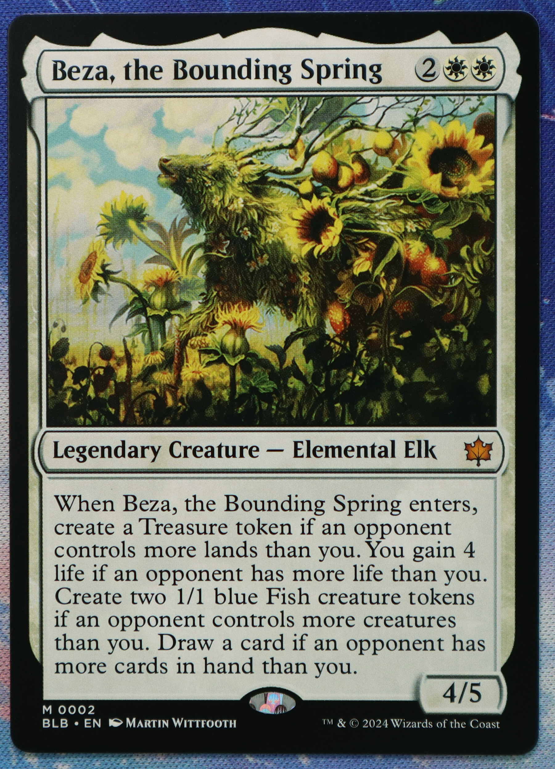 Beza, the Bounding Spring #2 BLB hologram