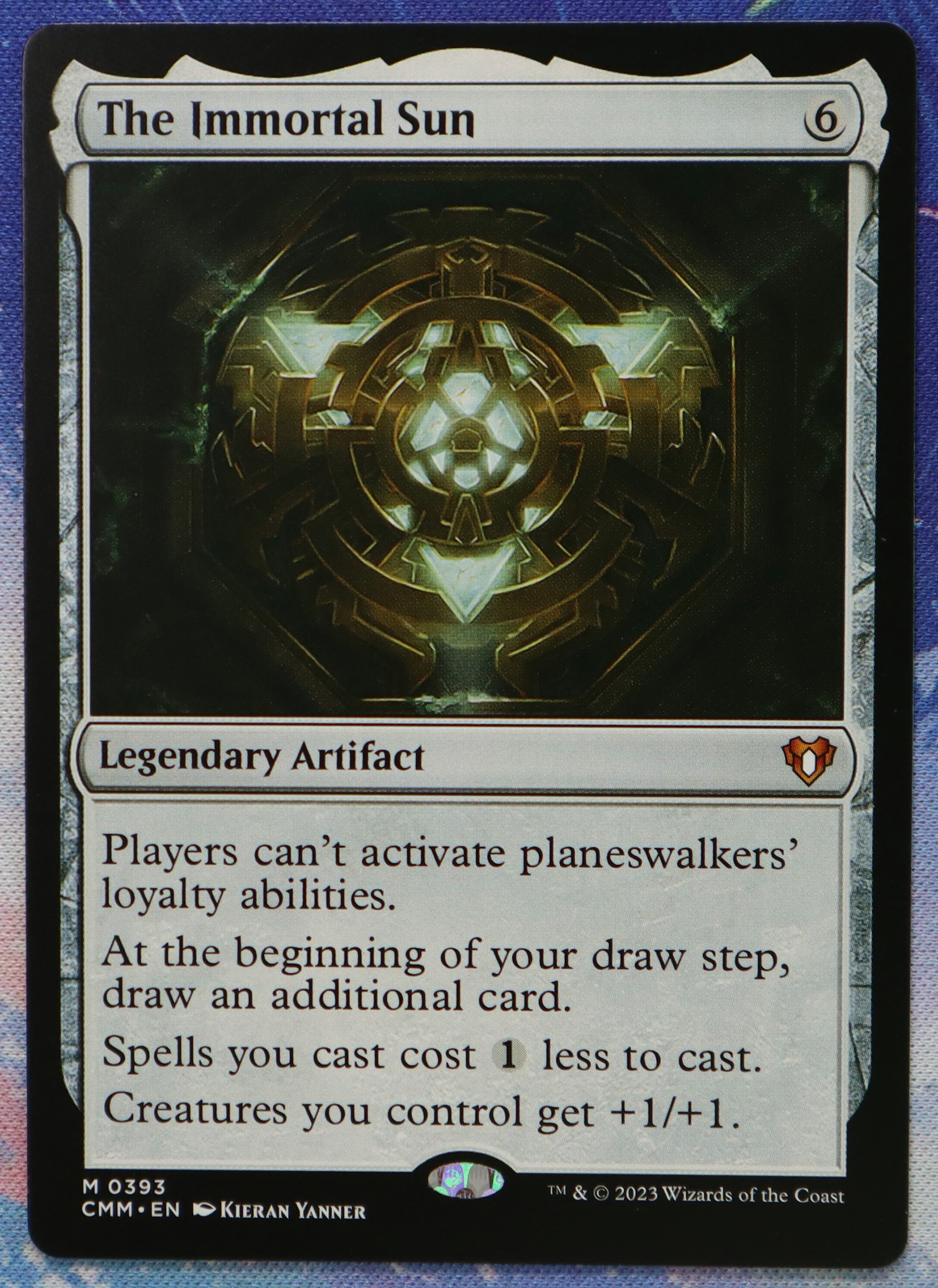 The Immortal Sun Commander Masters (CMM) hologram