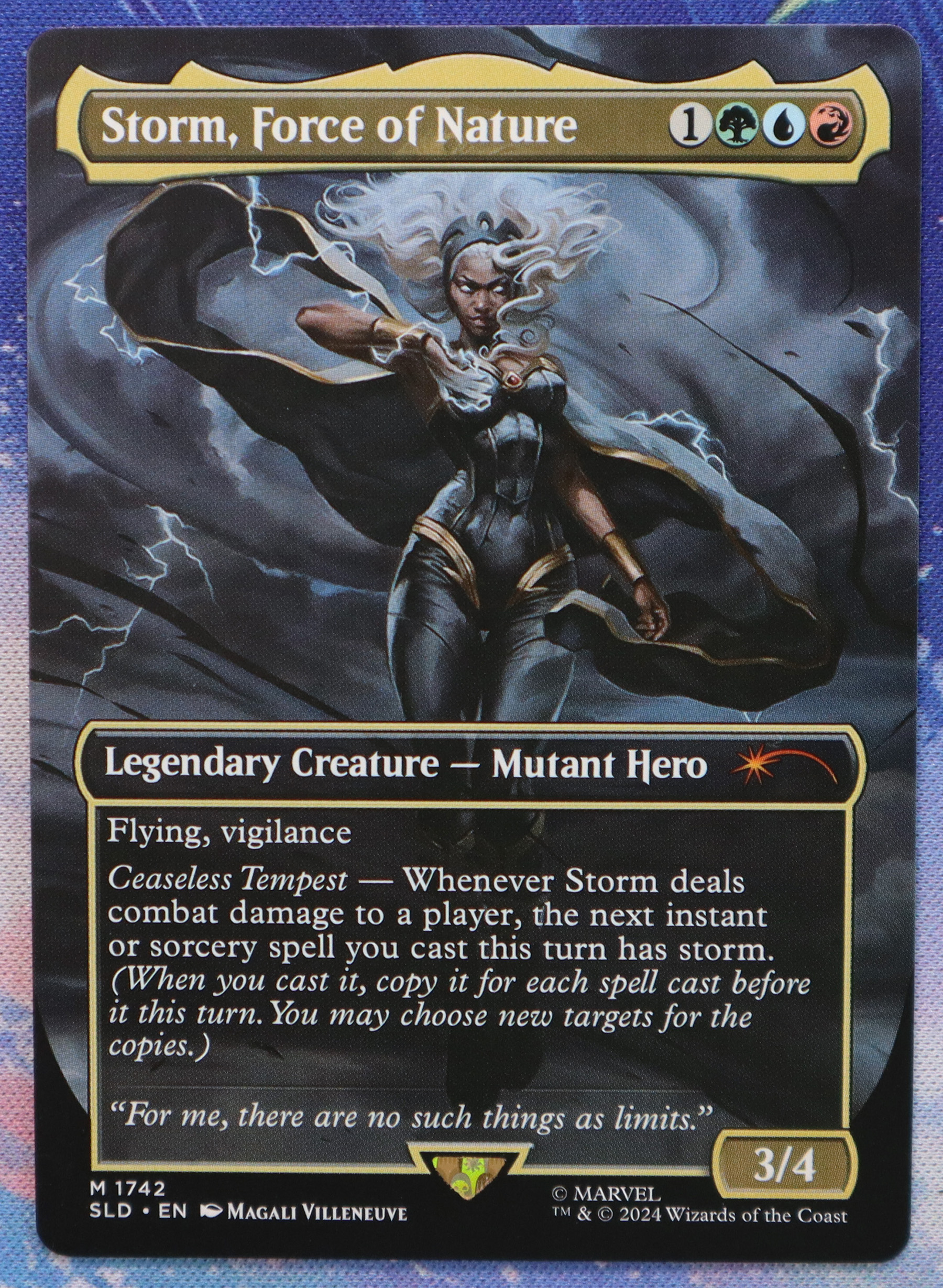 Storm, Force of Nature #1742 SLD hologram