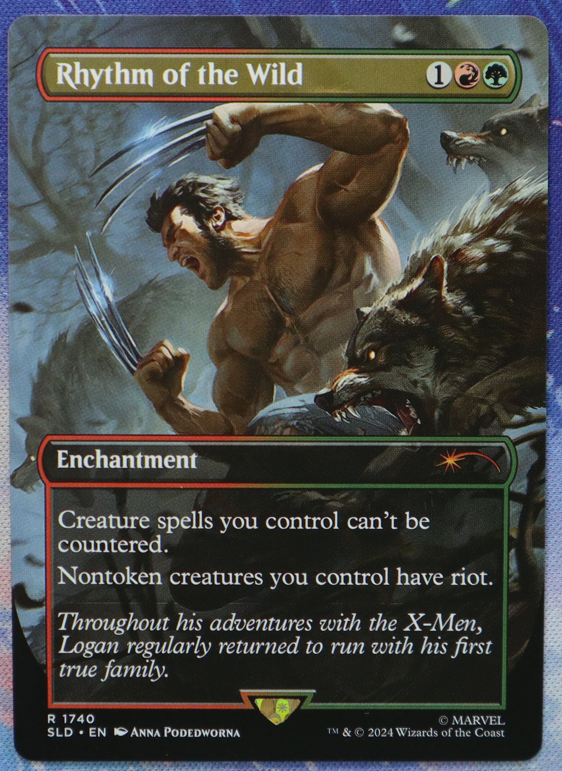 Rhythm of the Wild #1740 SLD hologram