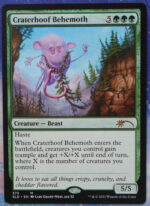 Craterhoof Behemoth #375 Secret Lair Drop (SLD) hologram