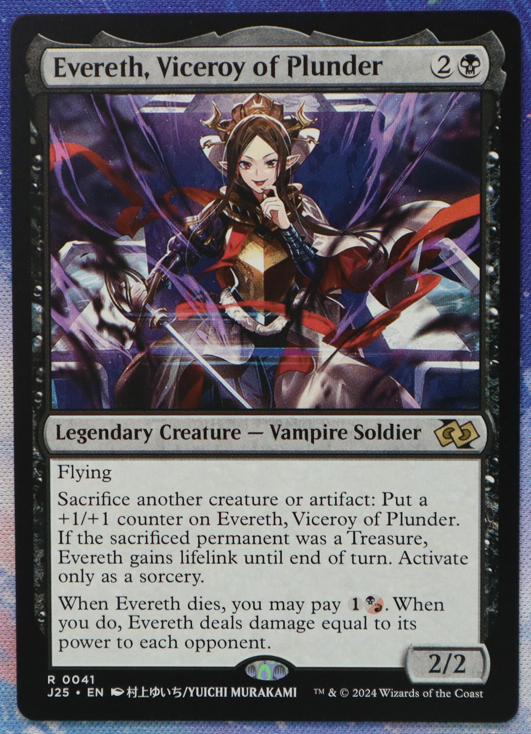 Evereth, Viceroy of Plunder #41 J25 hologram