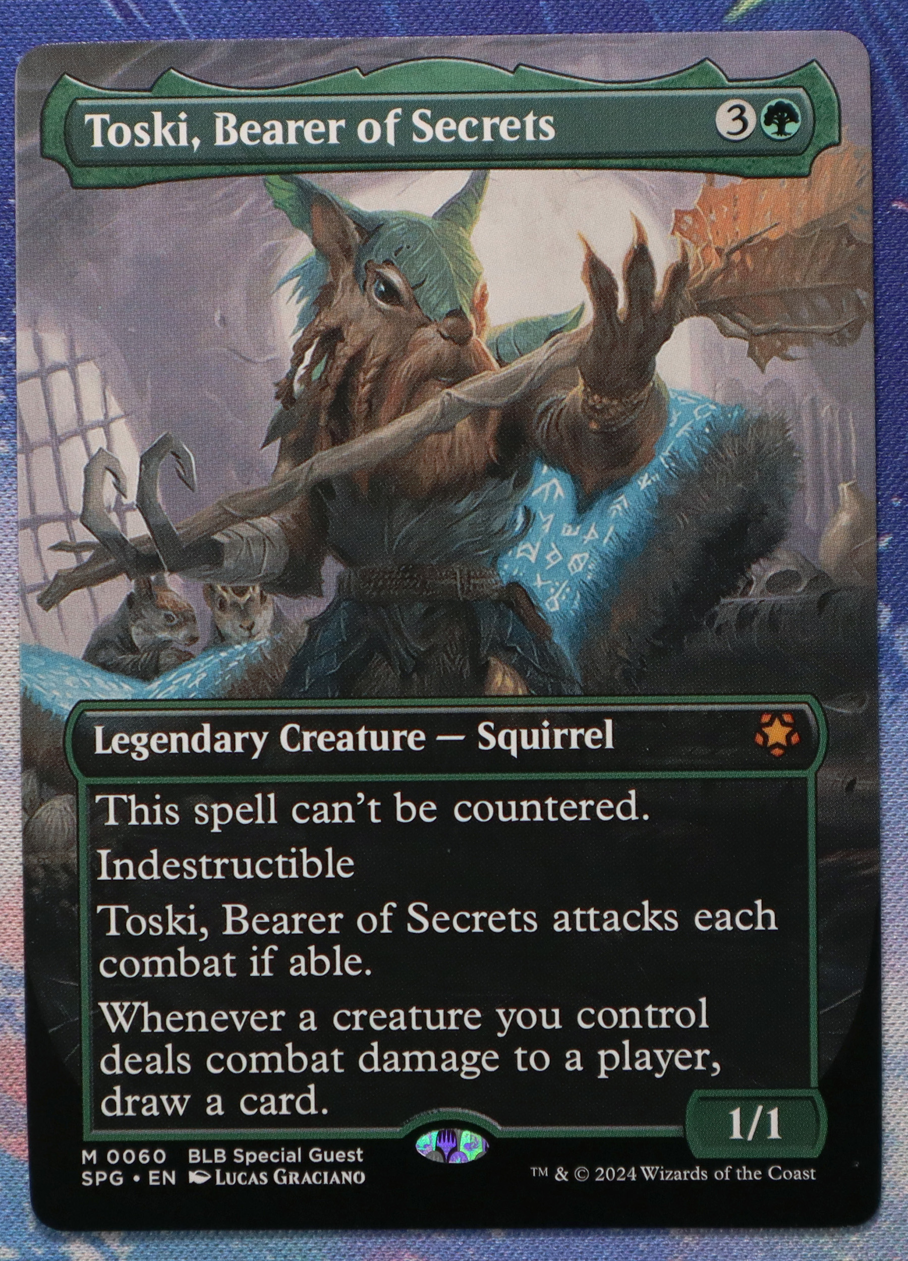 Toski, Bearer of Secrets #60 SPG hologram