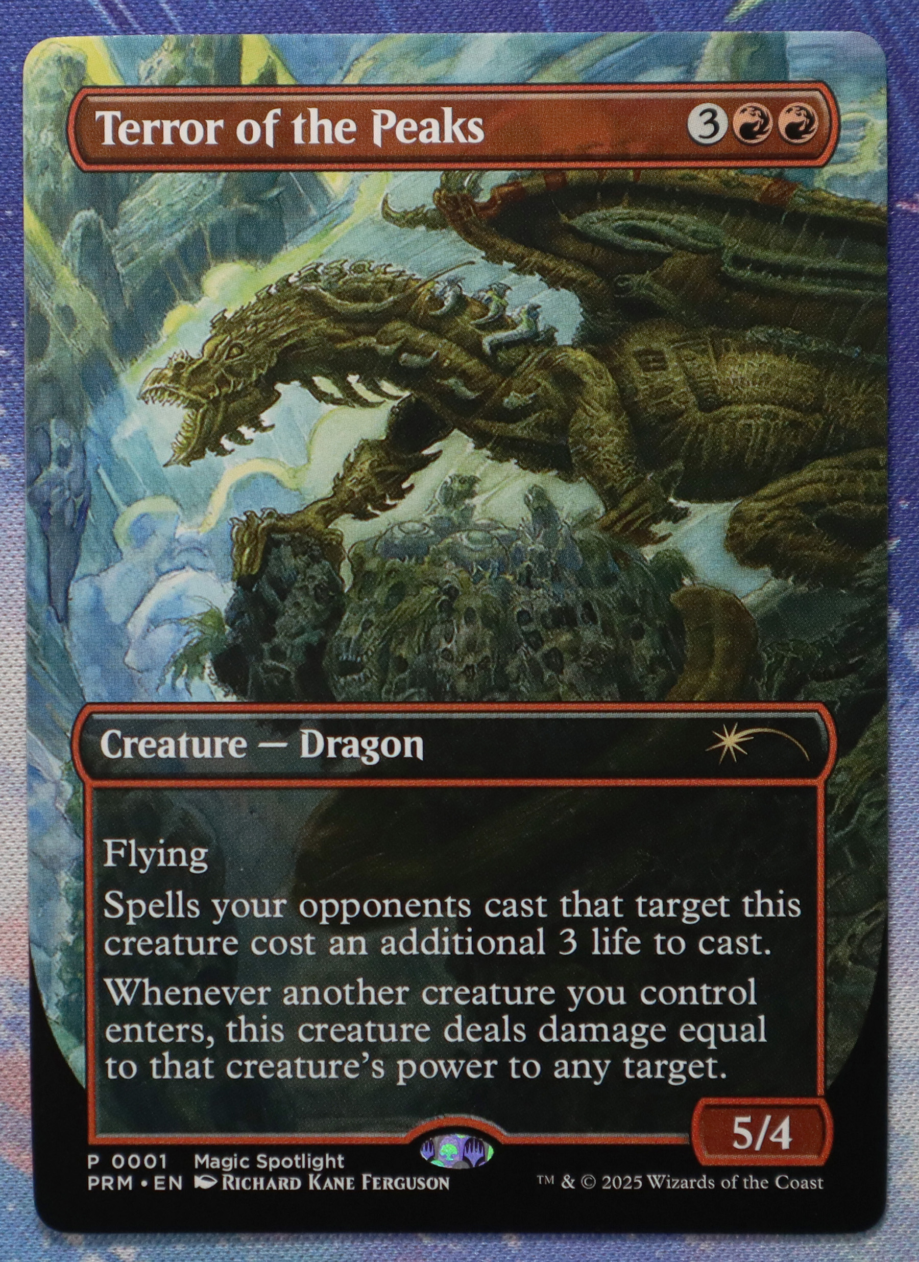 Terror of the Peaks #1 PSPL hologram