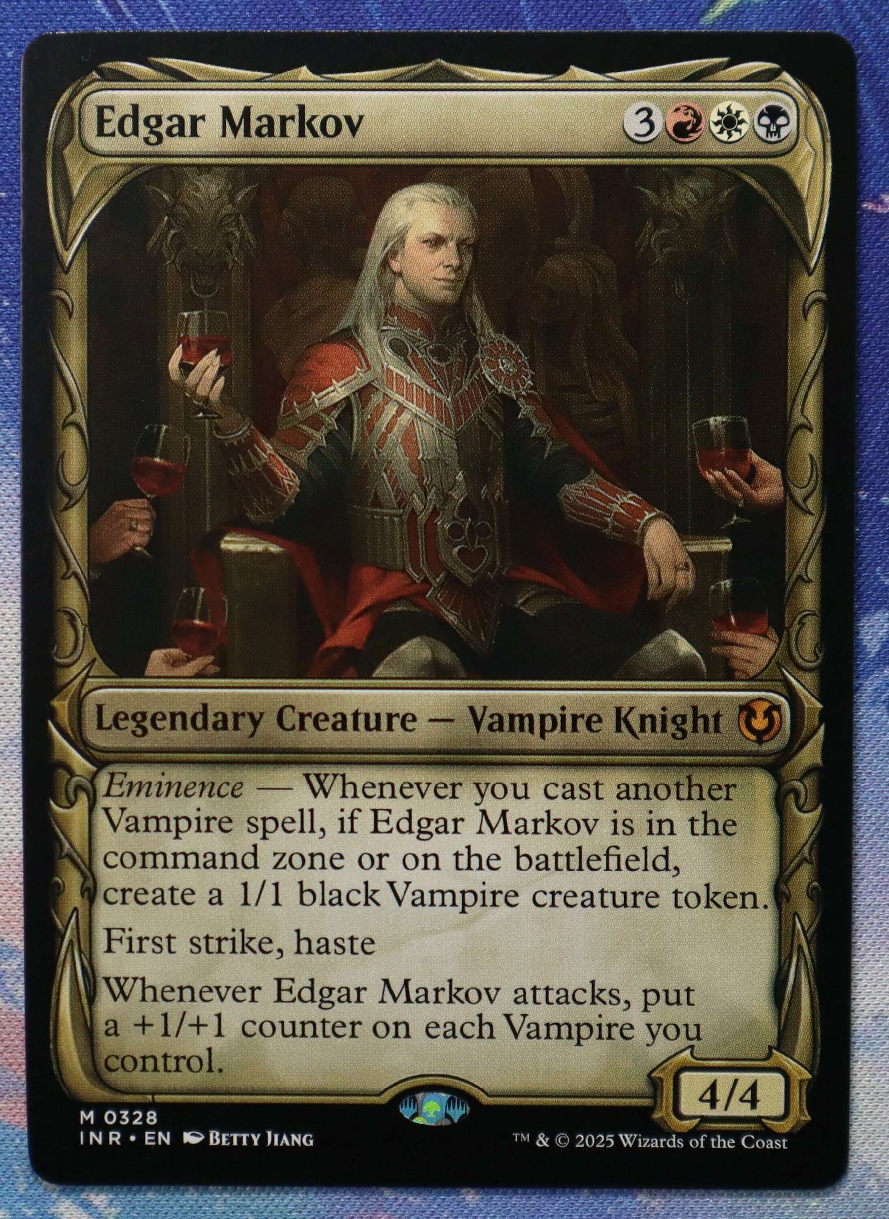 Edgar Markov #328 Innistrad Remastered INR hologram