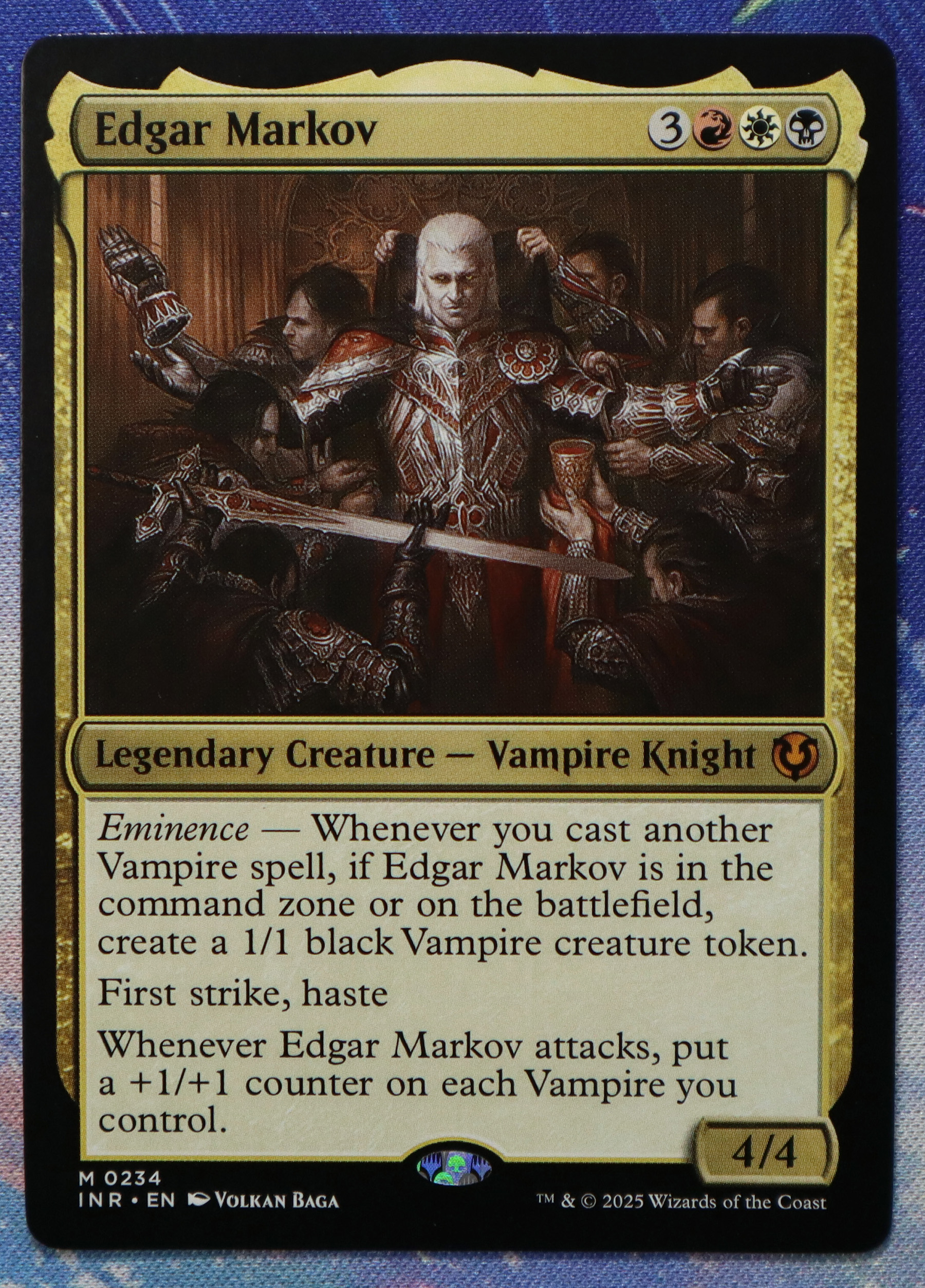 Edgar Markov #234 Innistrad Remastered INR hologram