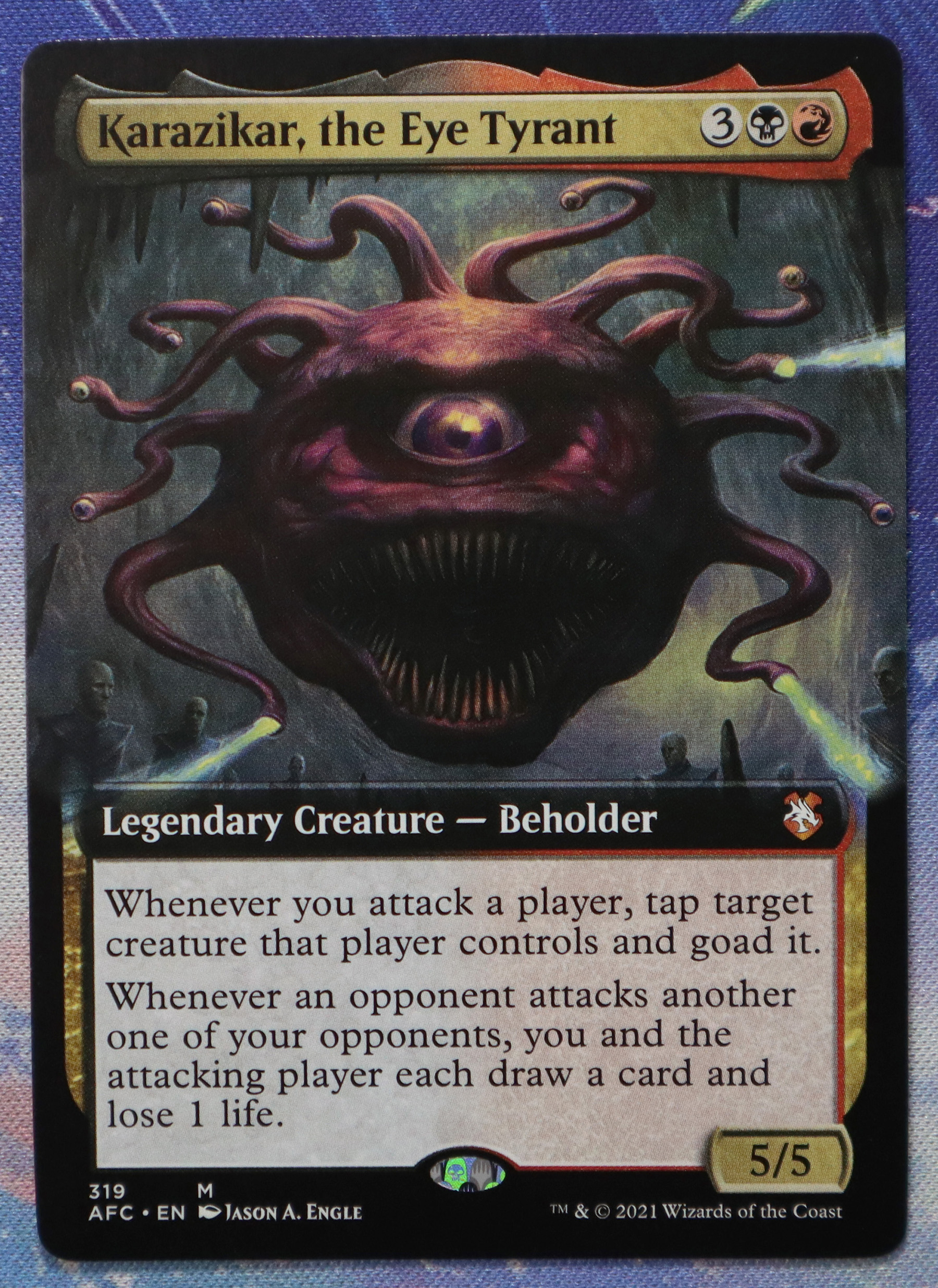 Karazikar, the Eye Tyrant #319 AFC hologram