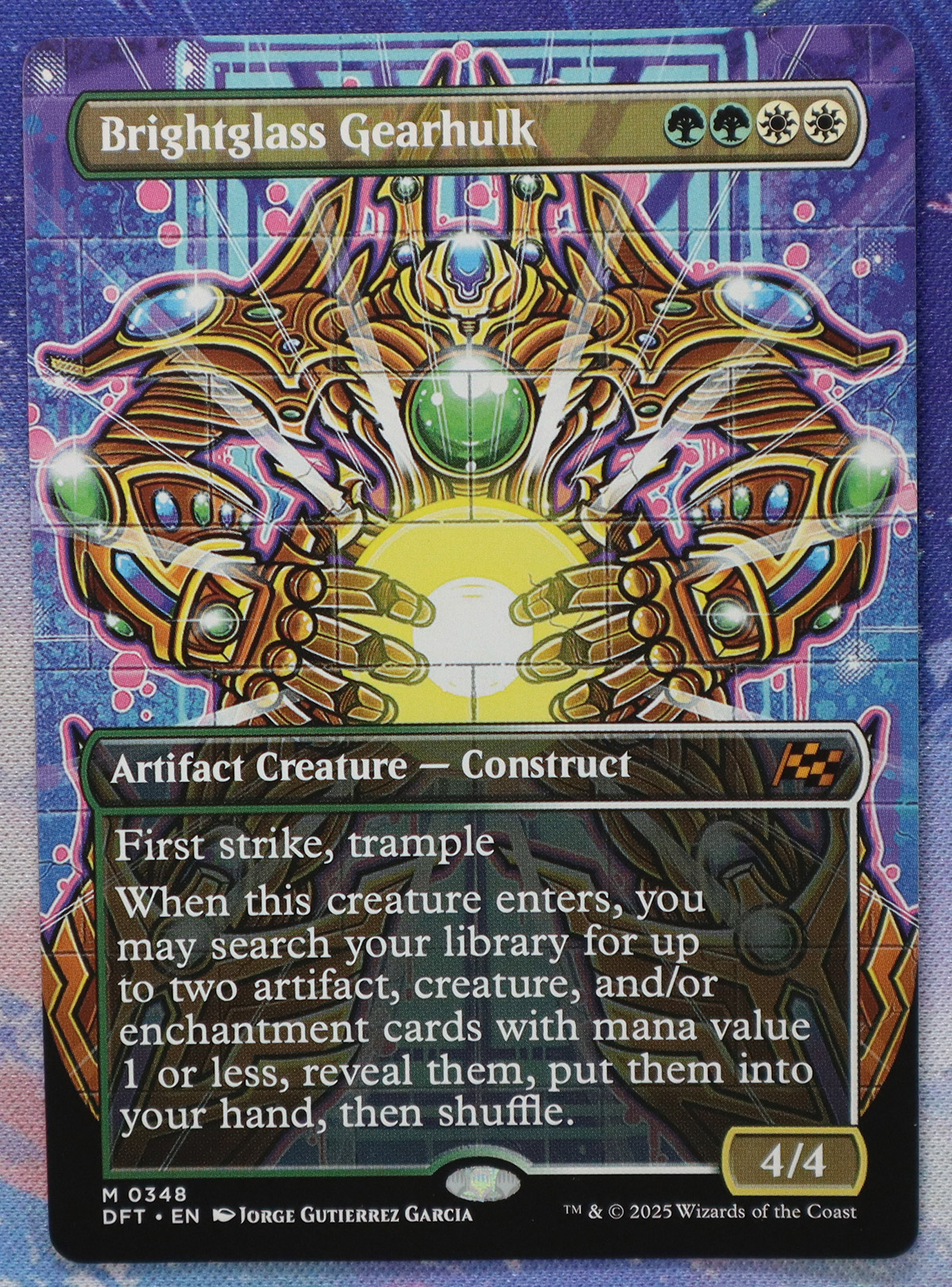 Brightglass Gearhulk #348 DFT hologram