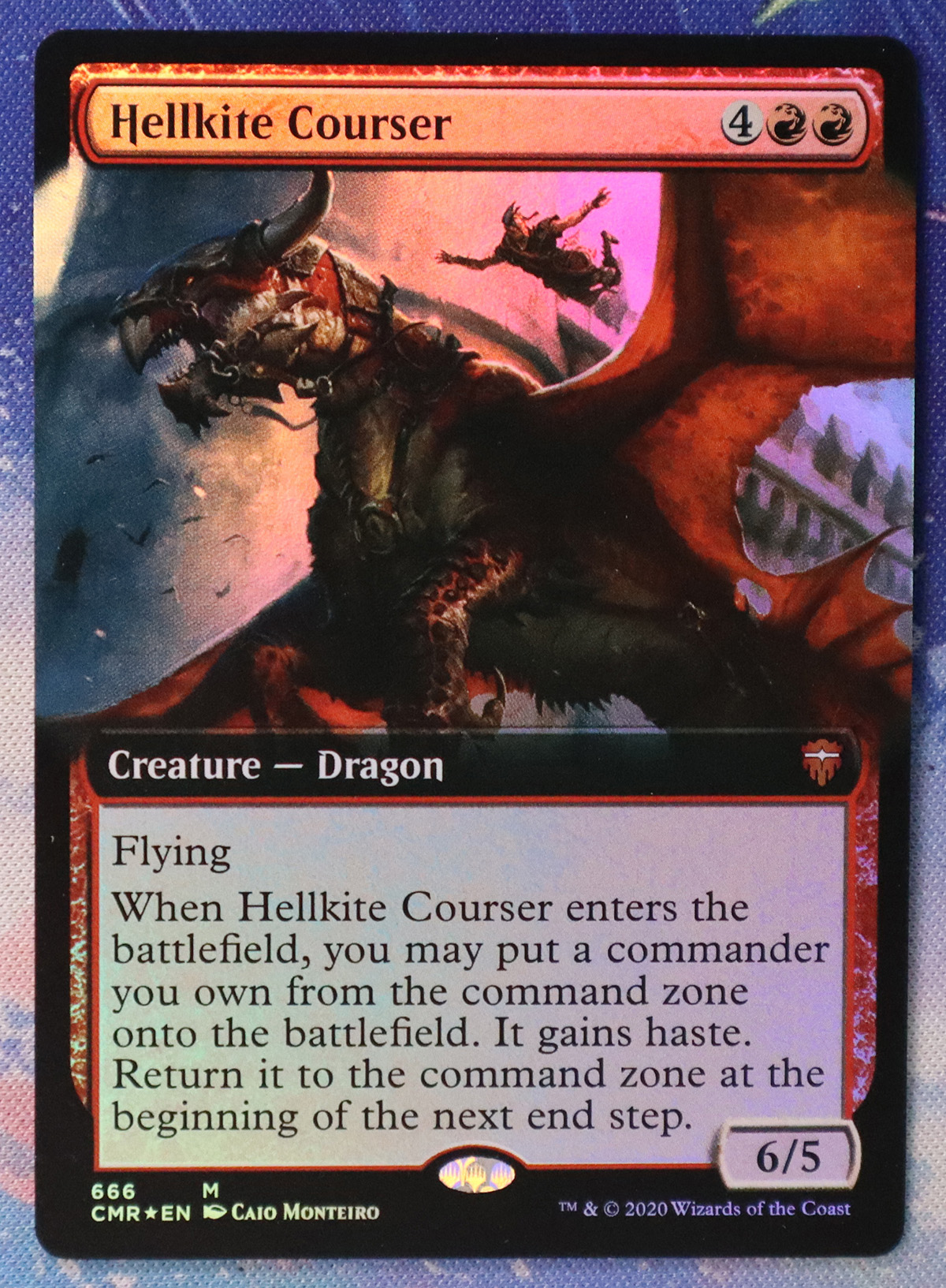 Hellkite Courser #666 CMR foil