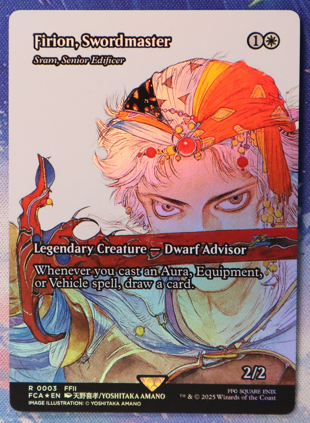 Sram, Senior Edificer Firion, Swordmaster FCA foil