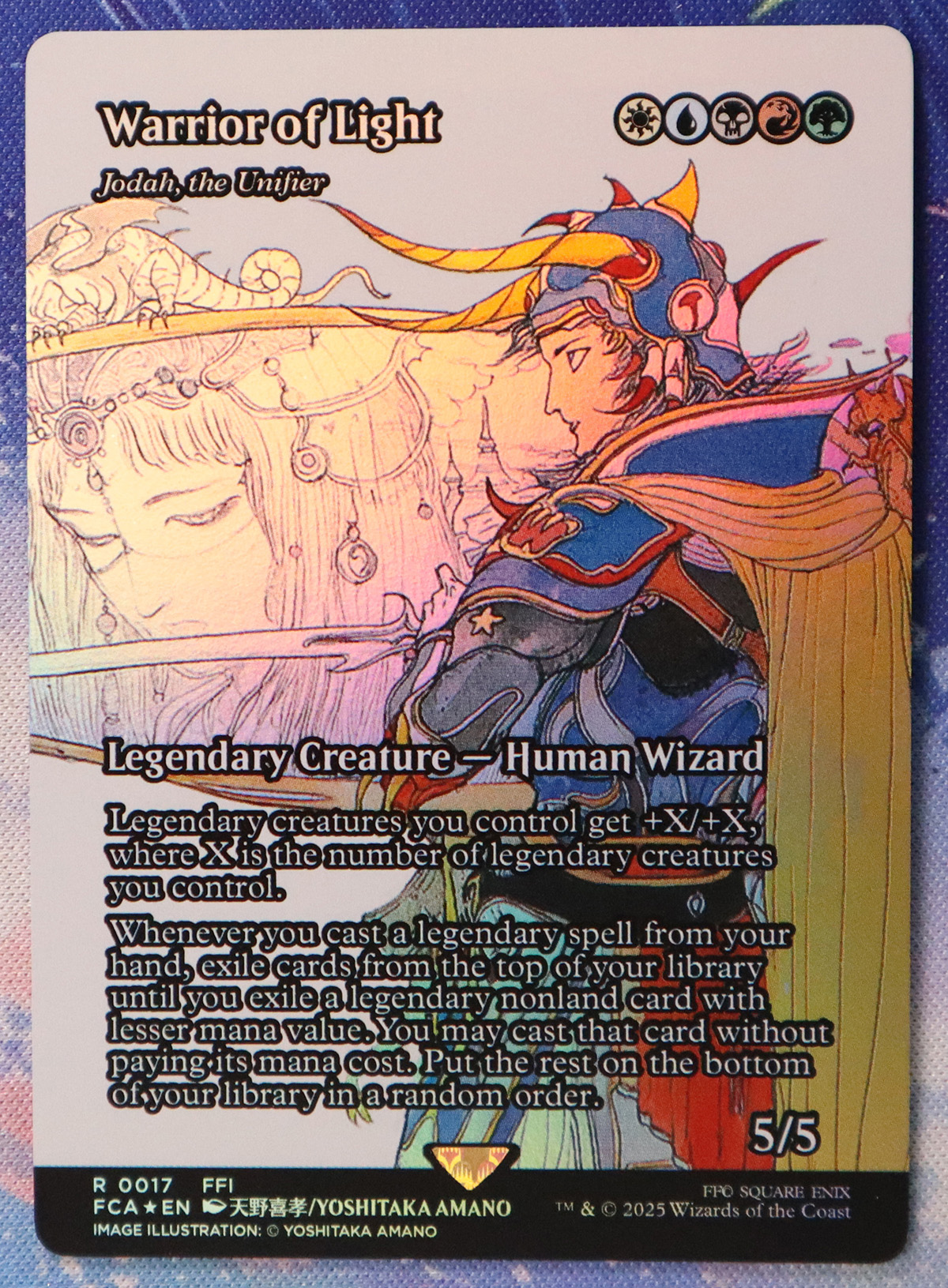 Jodah, the Unifier Warrior of Light #17 FCA foil