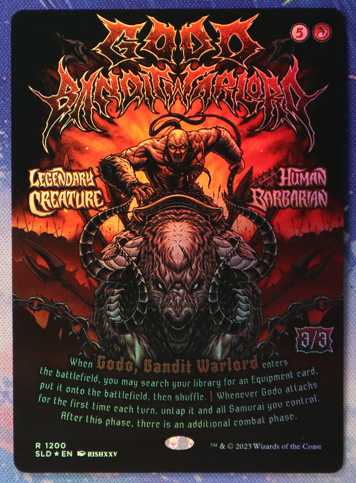 Godo, Bandit Warlord #1200 SLD foil