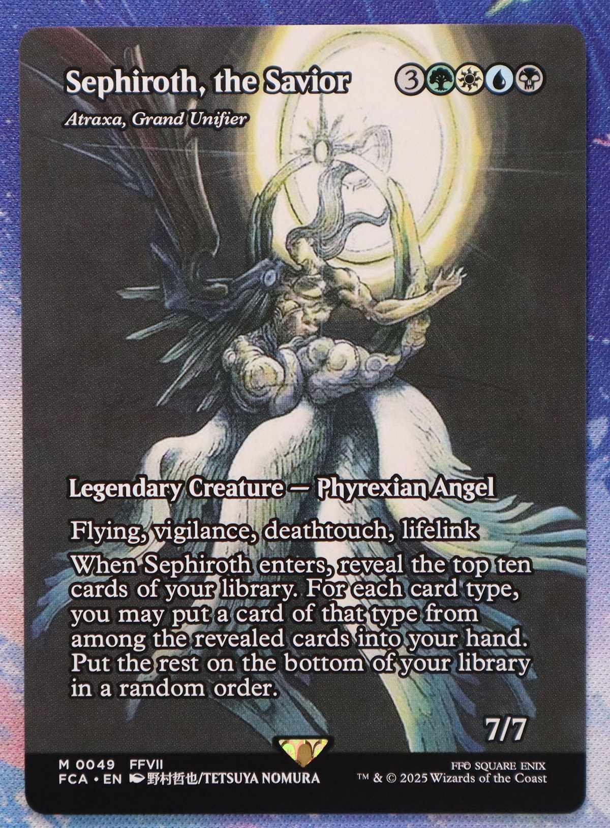 Atraxa, Grand Unifier Sephiroth, the Savior FCA hologram
