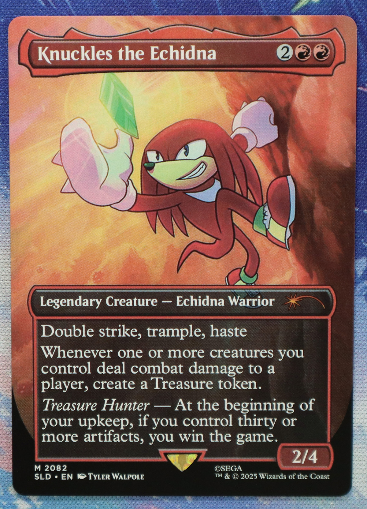 Knuckles the Echidna #2082 SLD hologram