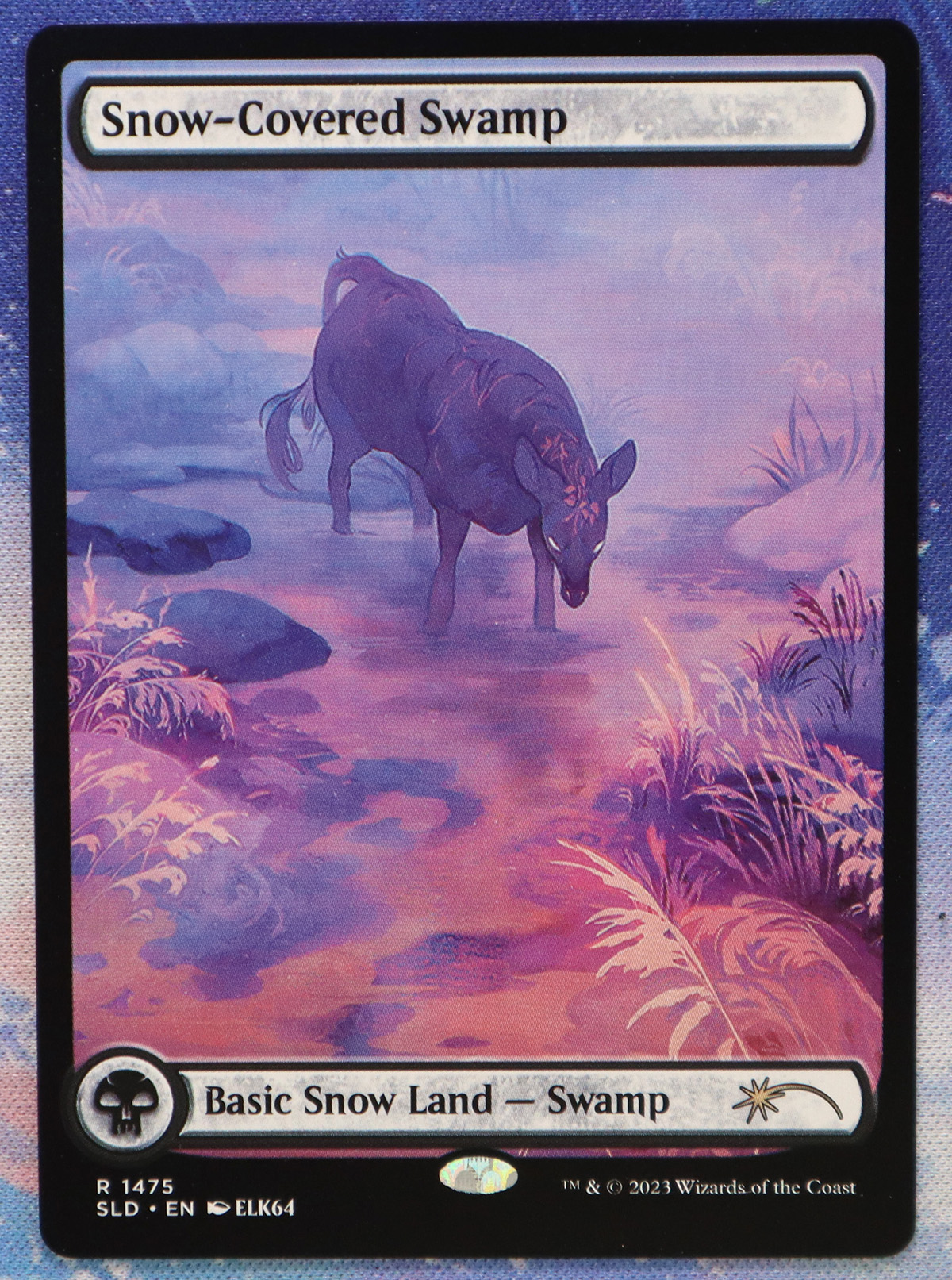 Snow-Covered Swamp #1475 Secret Lair Drop (SLD) hologram