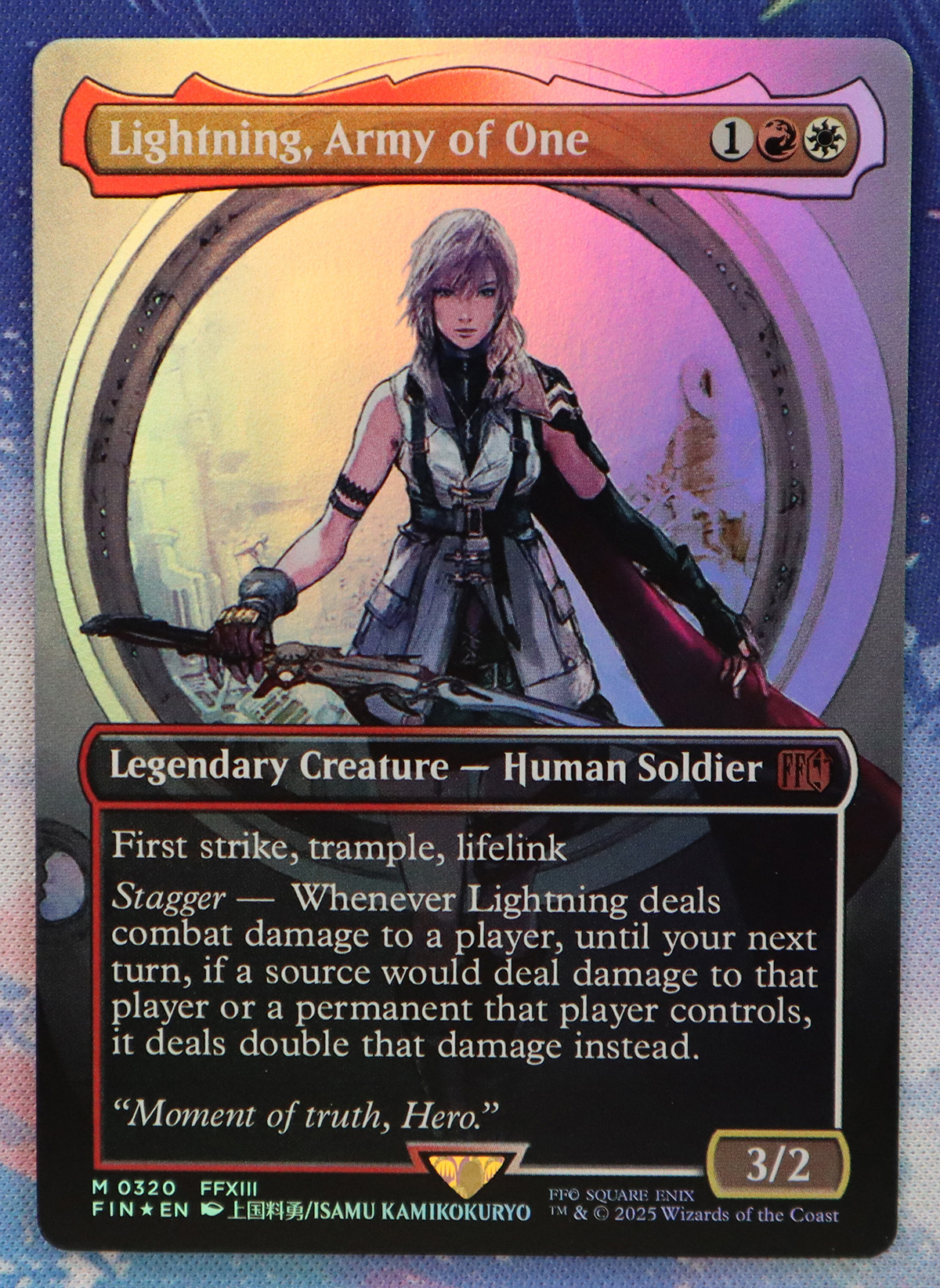 Lightning, Army of One #320 FIN foil