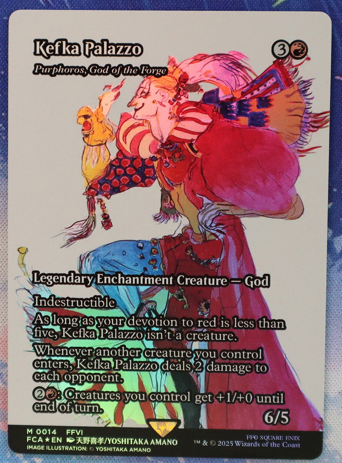 Kefka Palazzo (Purphoros, God of the Forge) FCA foil