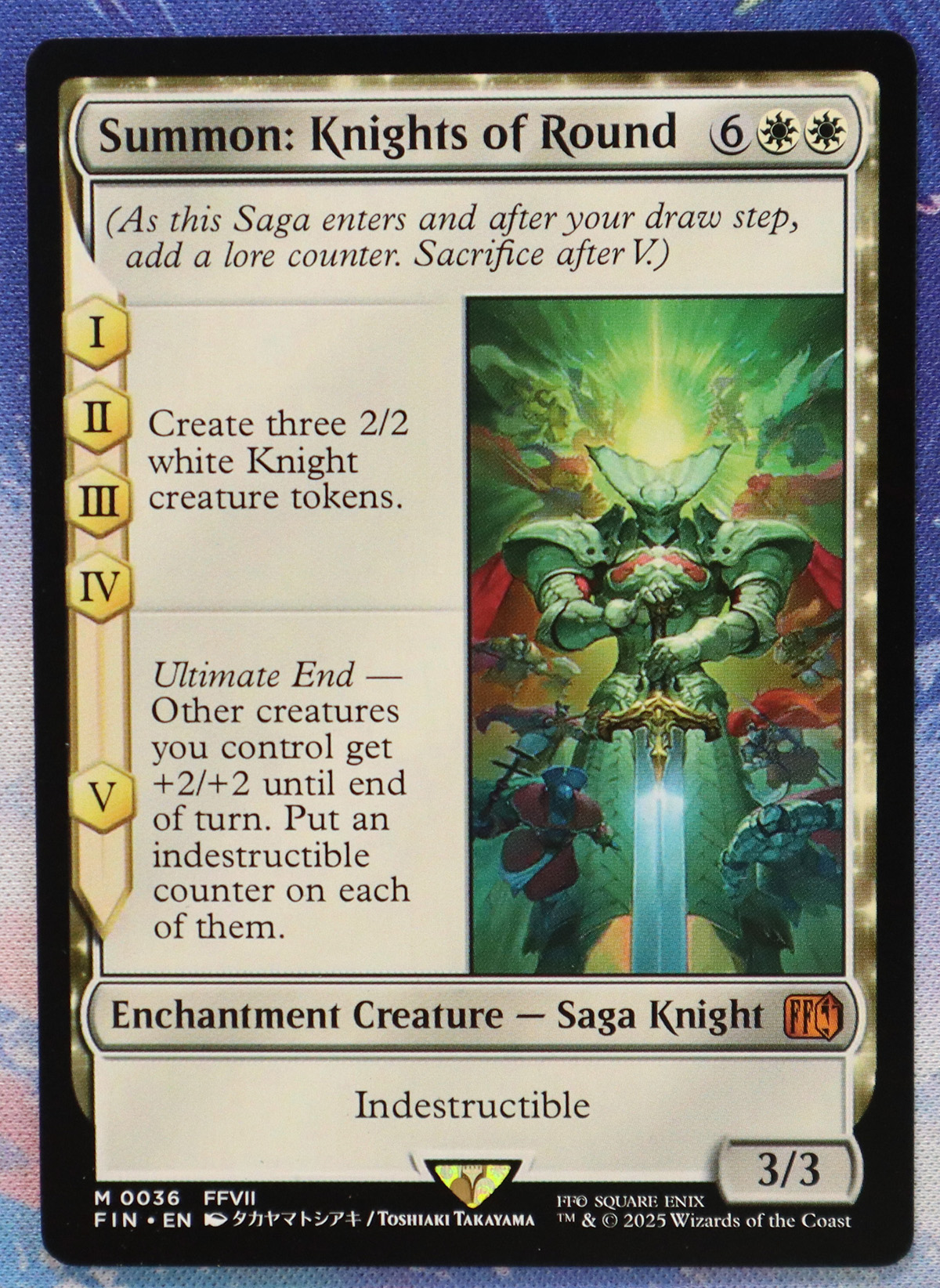 Summon: Knights of Round #36 FIN hologram