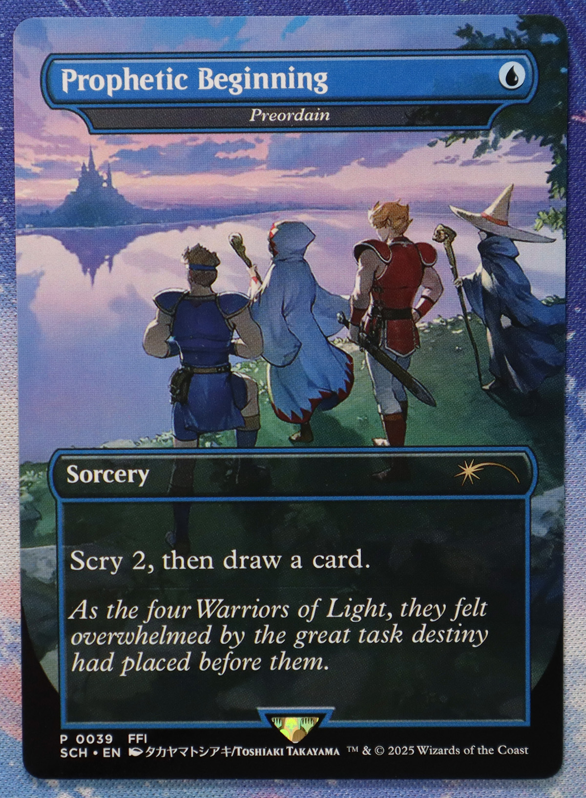 Preordain #39 promo SCH hologram