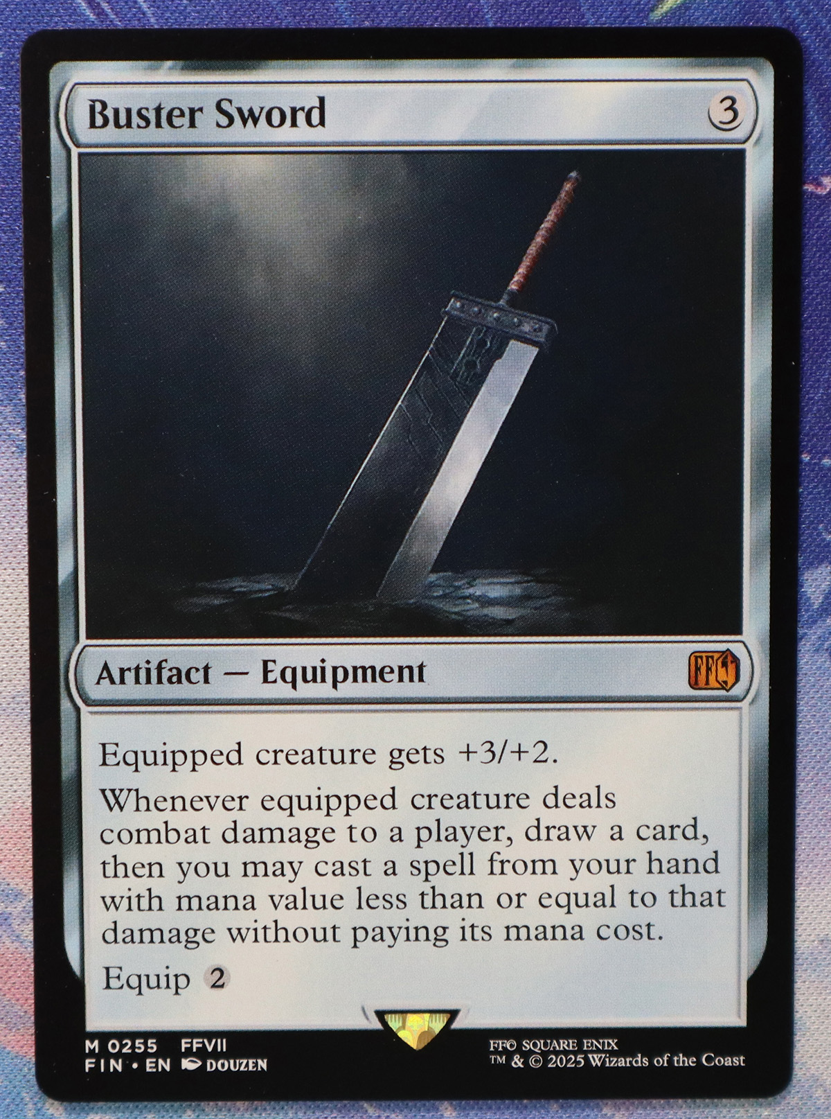 Buster Sword #255 FIN hologram