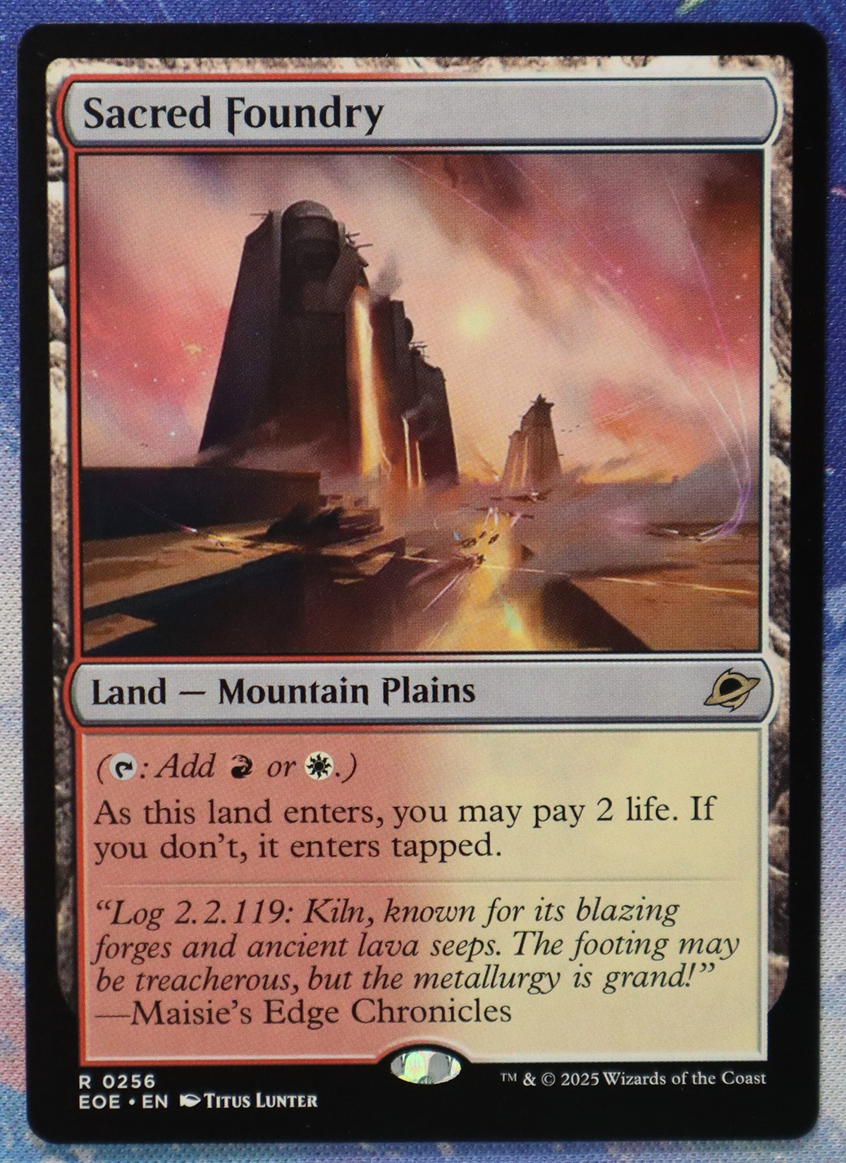 Sacred Foundry #256 EOE hologram