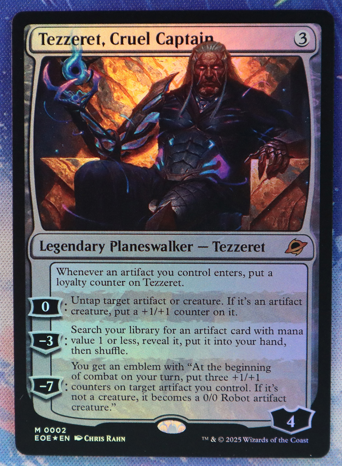 Tezzeret, Cruel Captain #2 EOE foil