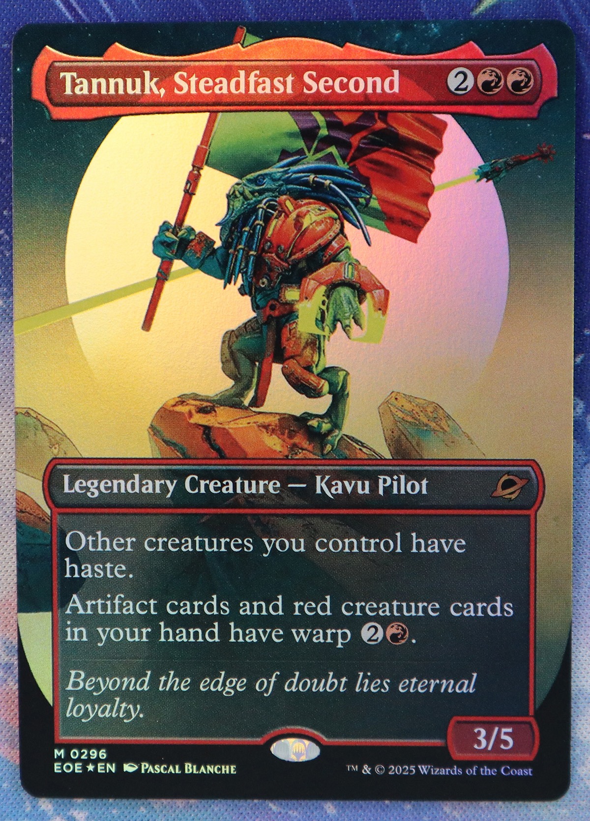 Tannuk, Steadfast Second #296 EOE foil