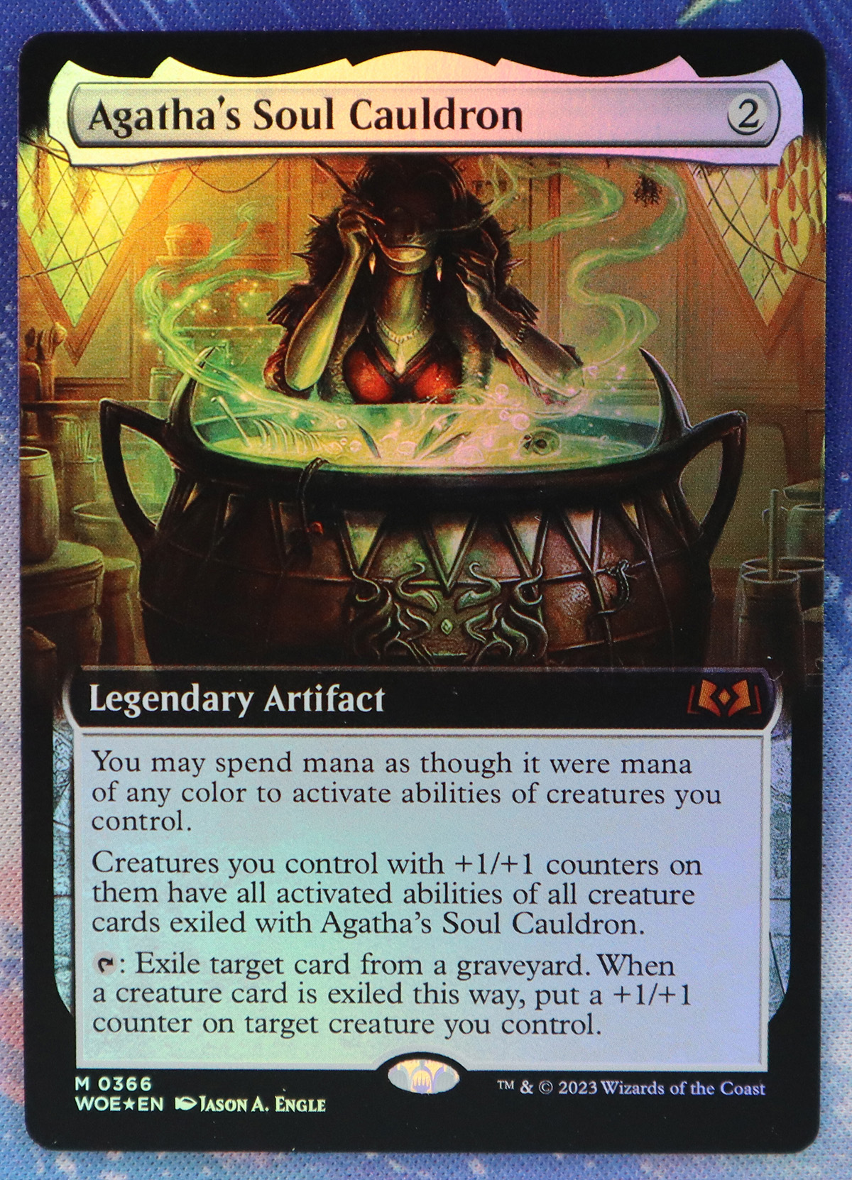 Agatha's Soul Cauldron #366 Wilds of Eldraine (WOE) foil