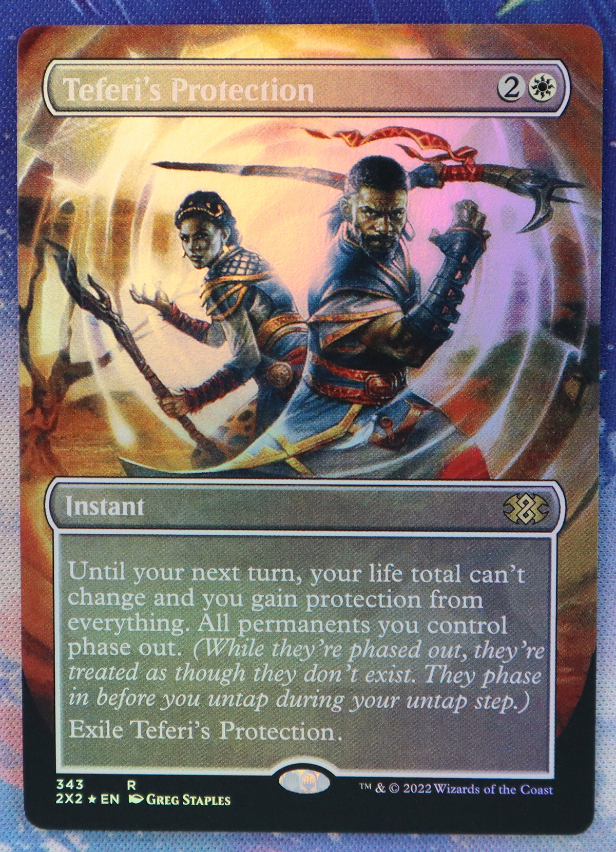 Teferi's Protection #343 2X2 Double Masters foil