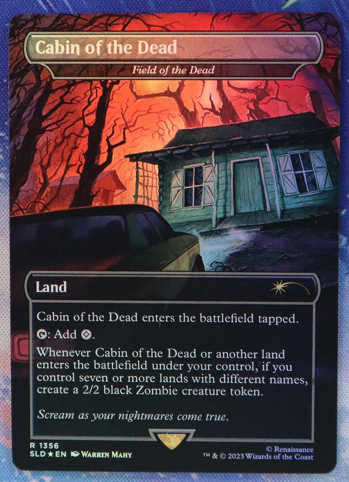 Field of the Dead Cabin of the Dead #1356 Secret Lair Drop (SLD) foil