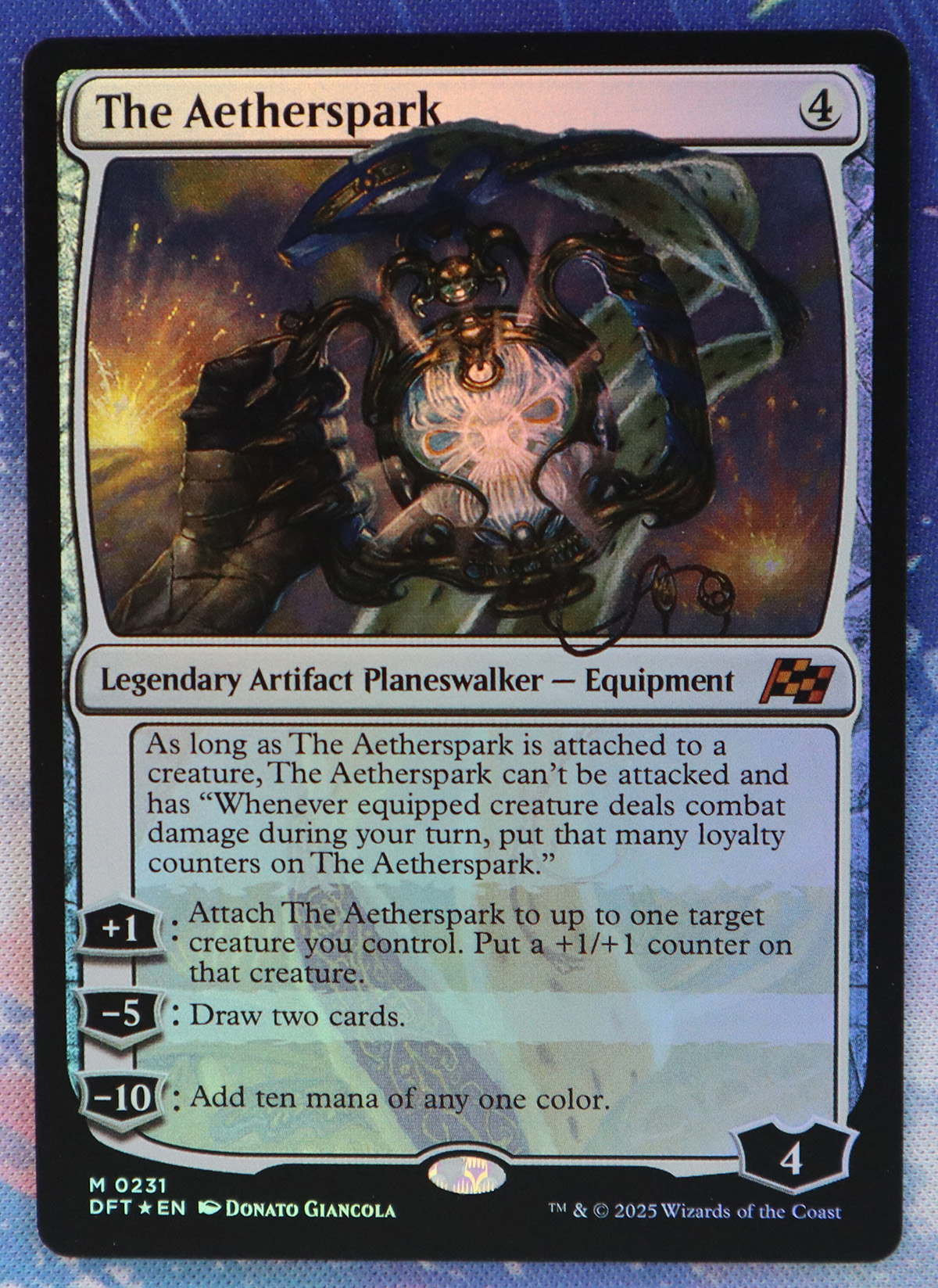 The Aetherspark #231 DFT foil