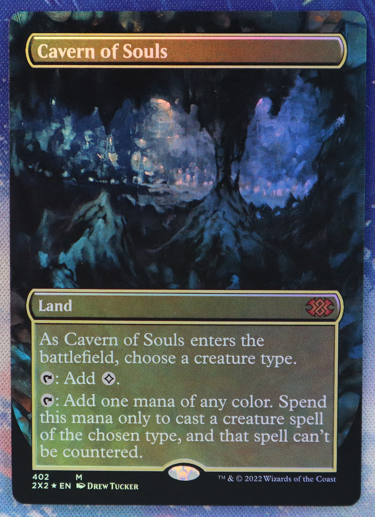 Cavern of Souls #402 English Double Masters 2022 (2X2) foil