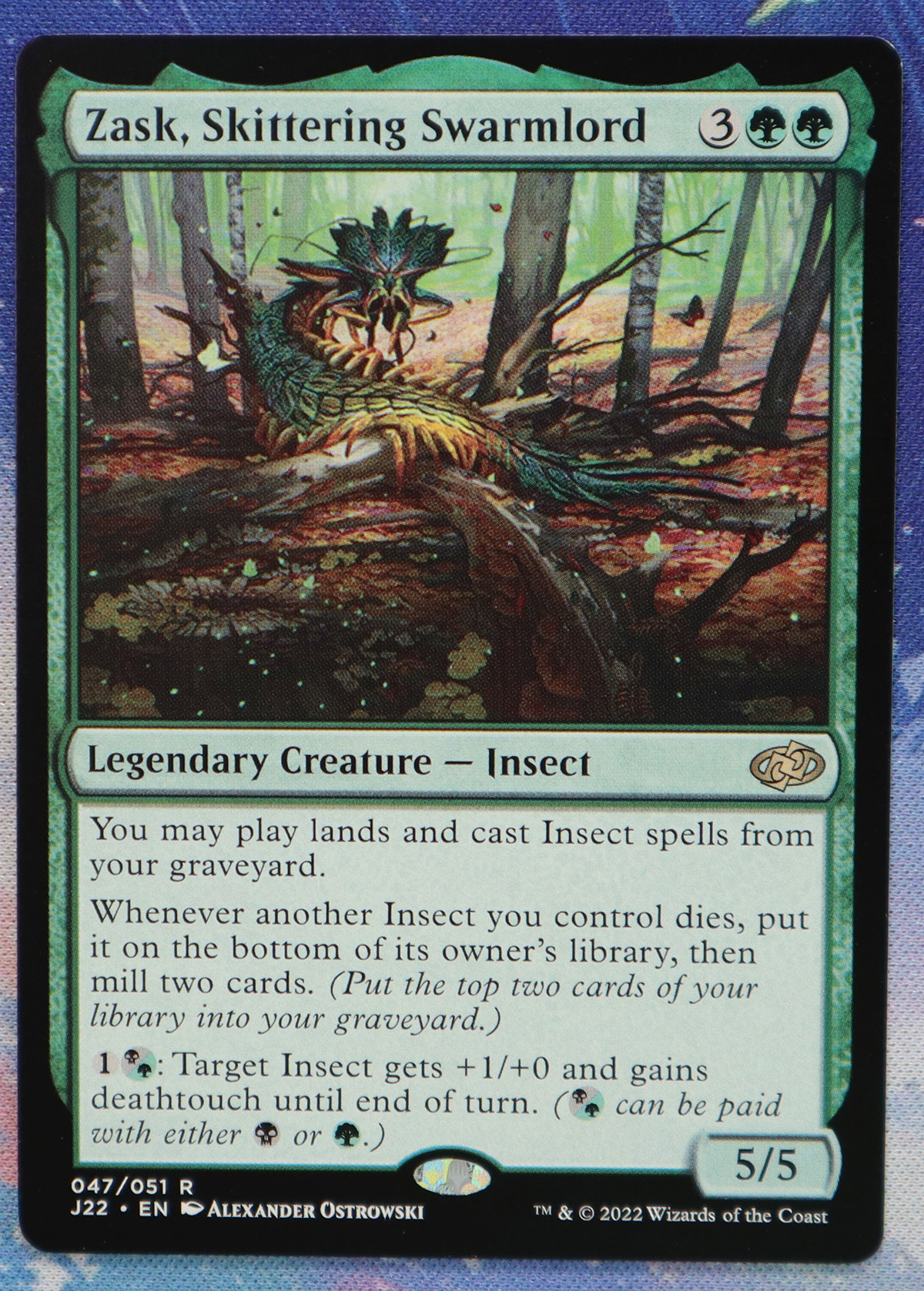 Zask Skittering Swarmlord J22 hologram