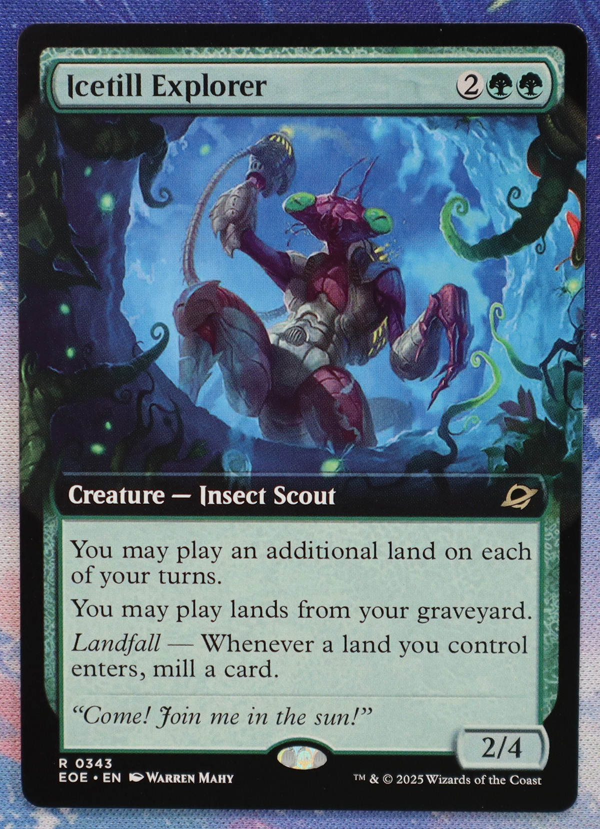 Icetill Explorer #343 EOE hologram