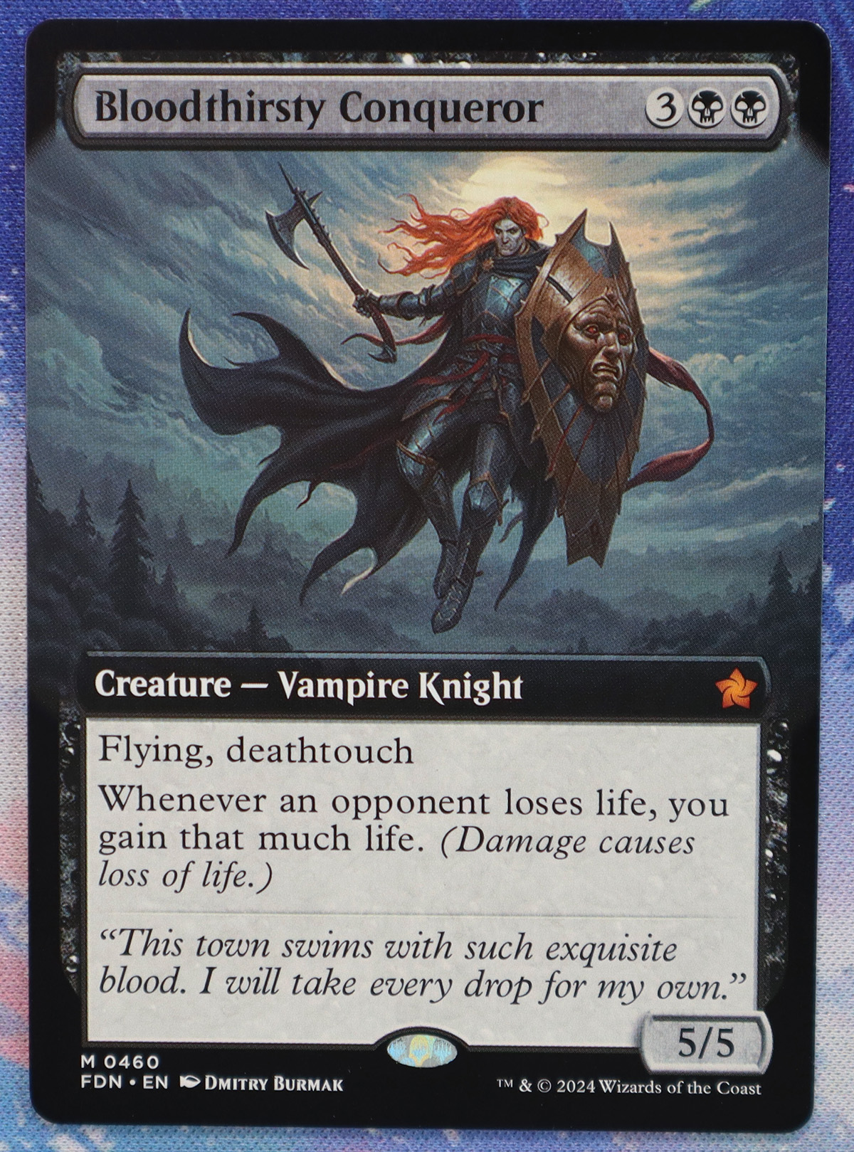 Bloodthirsty Conqueror #460 FDN hologram