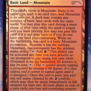 Mountain #257 SLD foil
