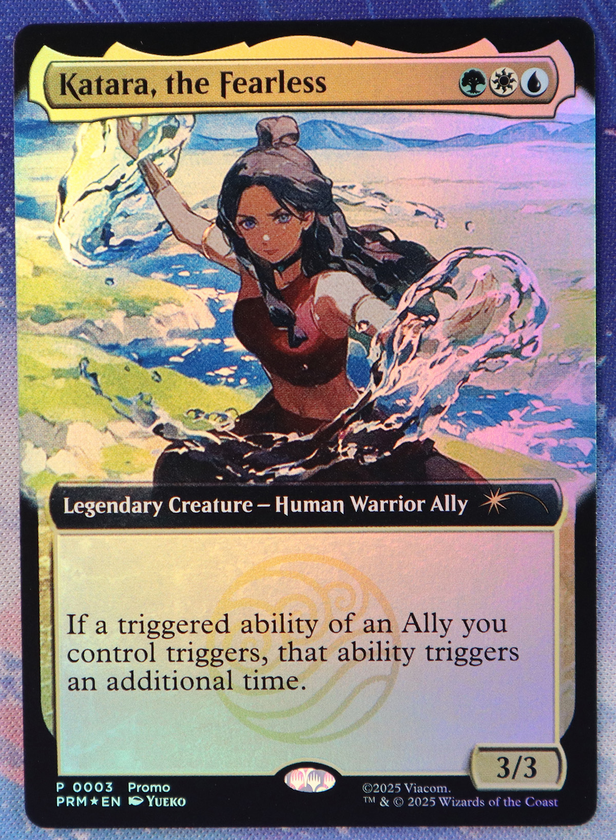 Katara, the Fearless #3 PURL foil