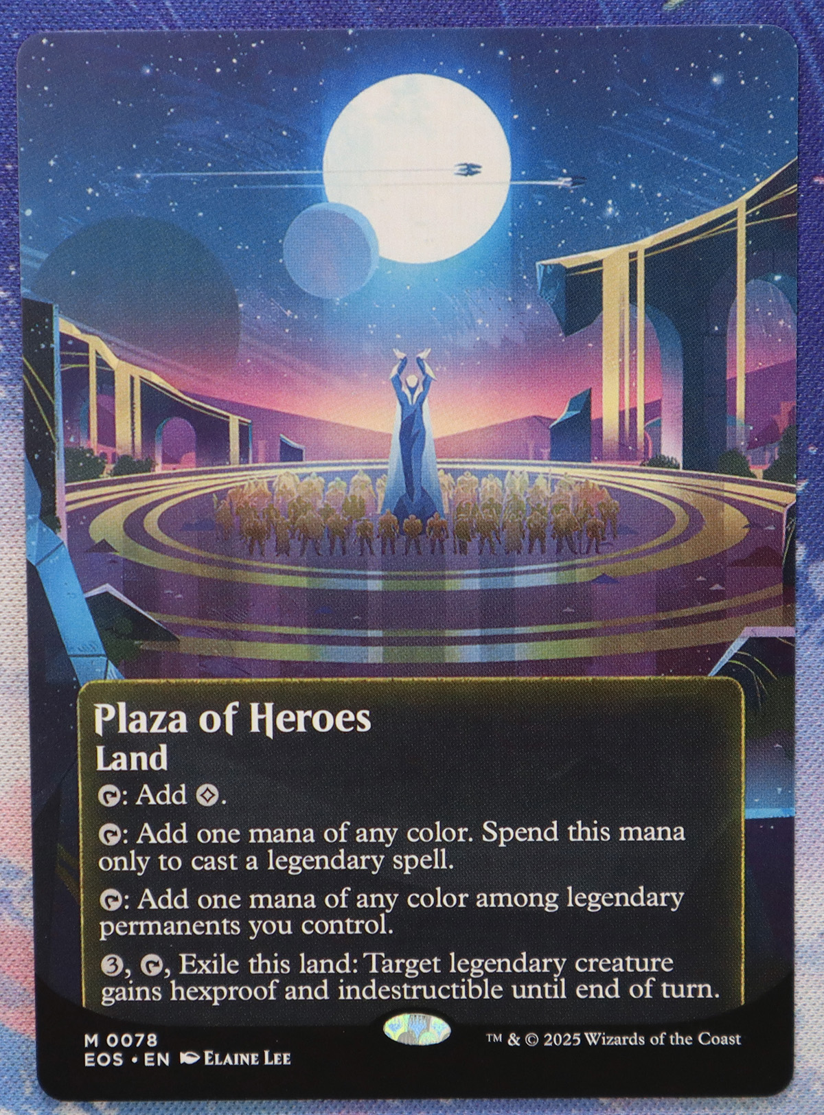 Plaza of Heroes #78 EOS hologram