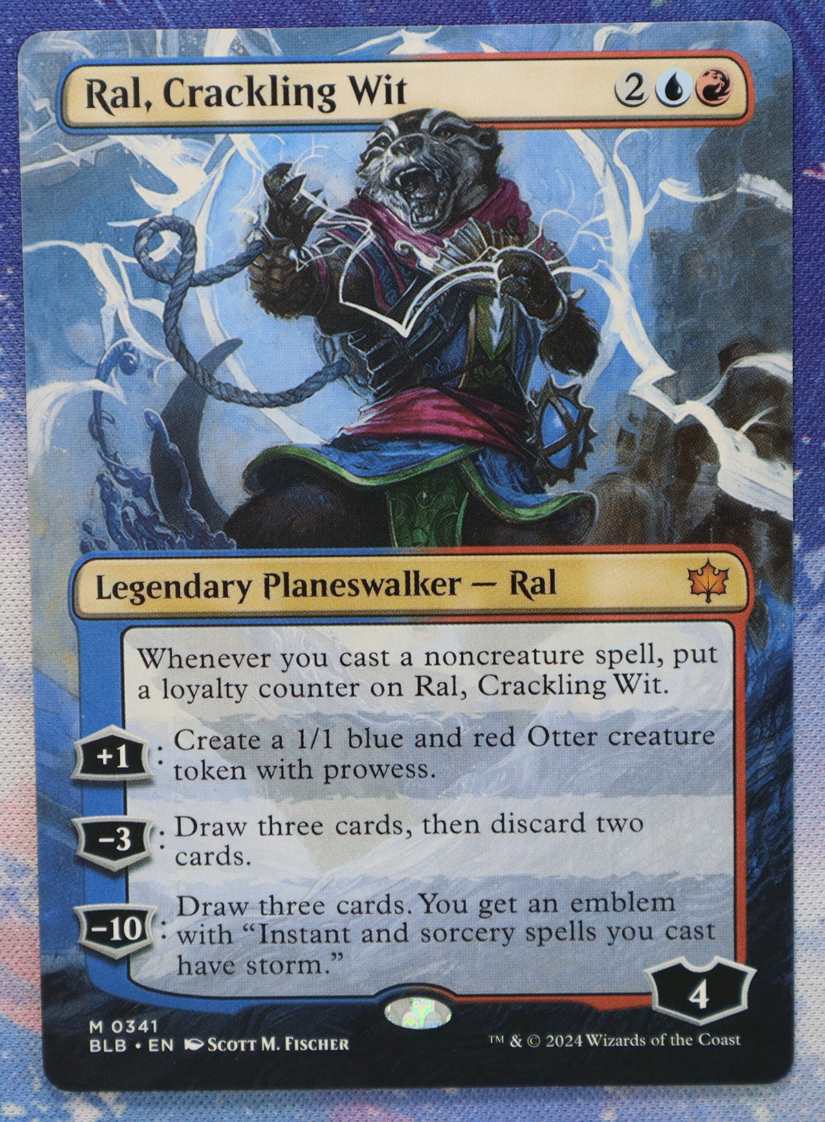 Ral, Crackling wit #341 BLB hologram